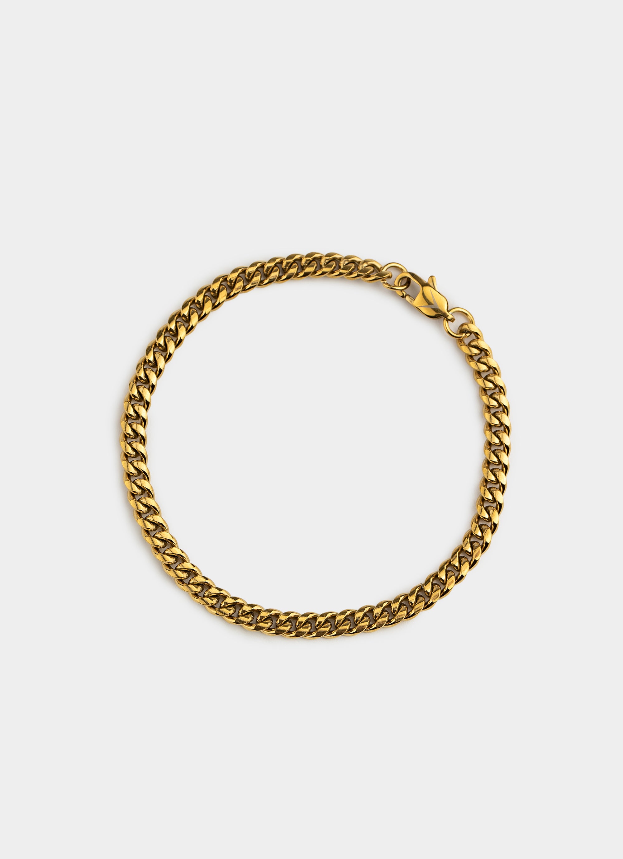 Havana Cuban Bracelet 5mm - 18K Gold Plated