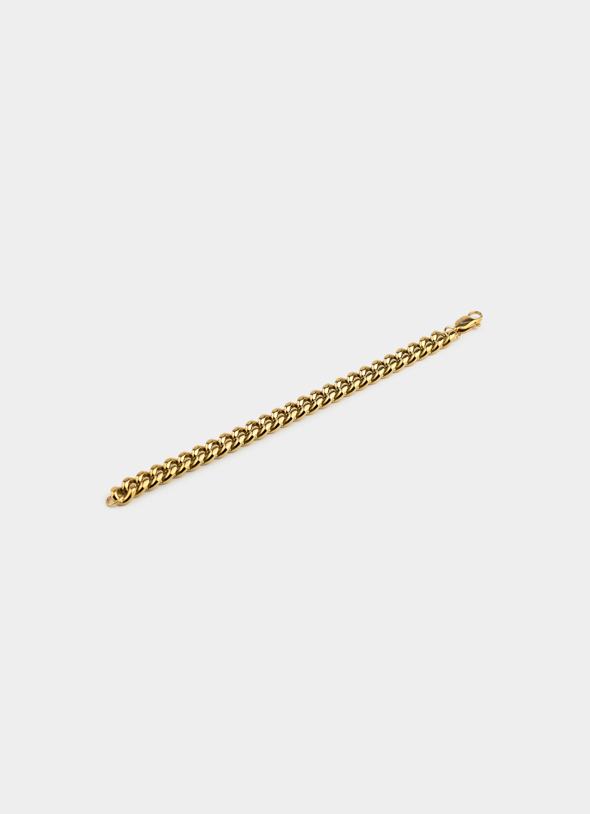 Havana Cuban Bracelet 10mm - 18K Gold Plated