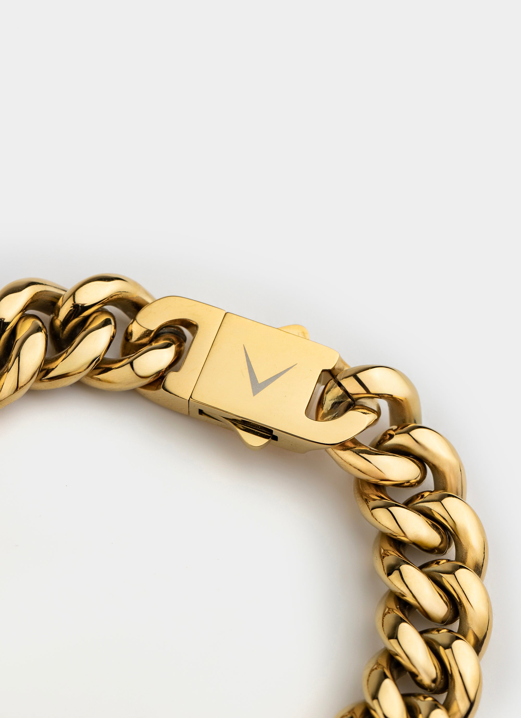 Miami Cuban Bracelet 14mm - 18K Gold Plated