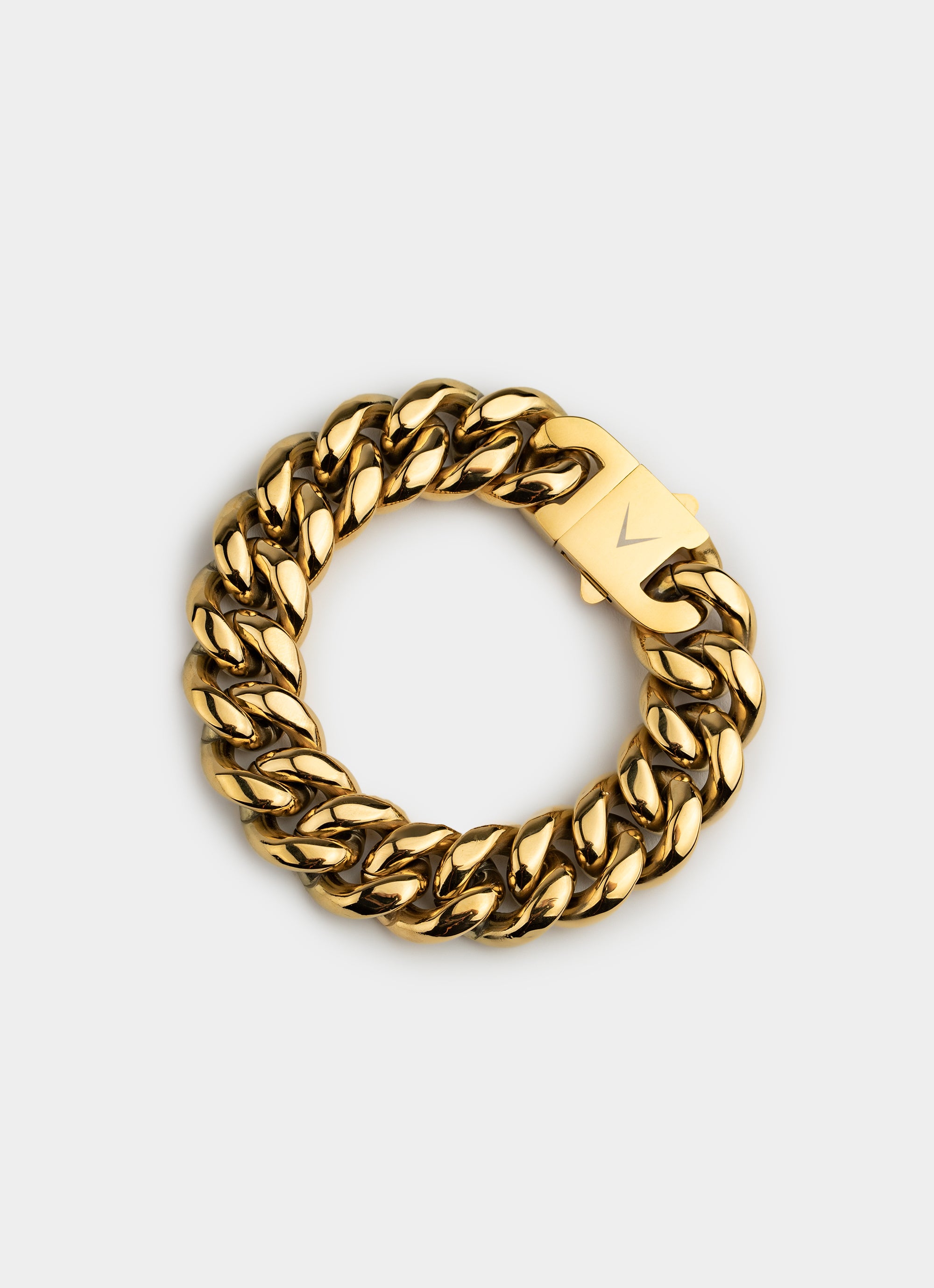 Miami Cuban Bracelet 18mm - 18K Gold Plated