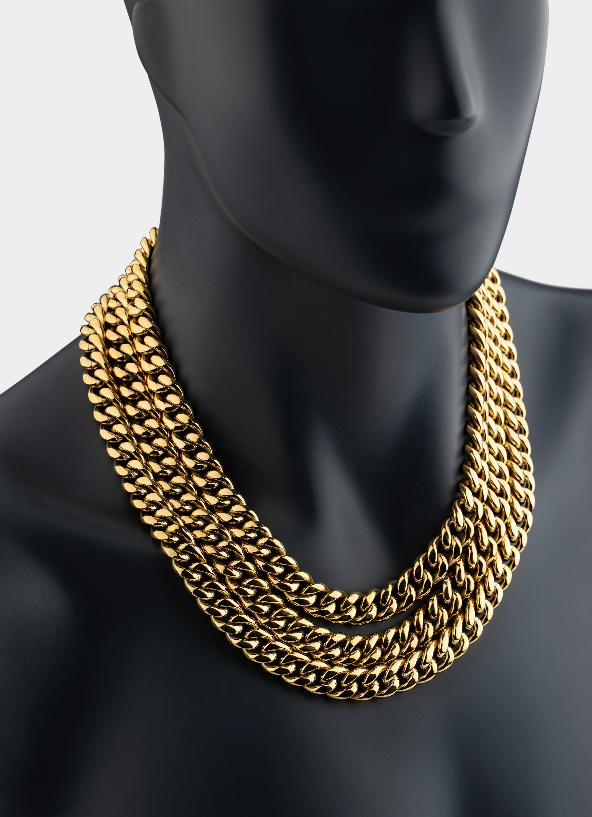 Miami Cuban Necklace 14mm - 18K Gold Plated