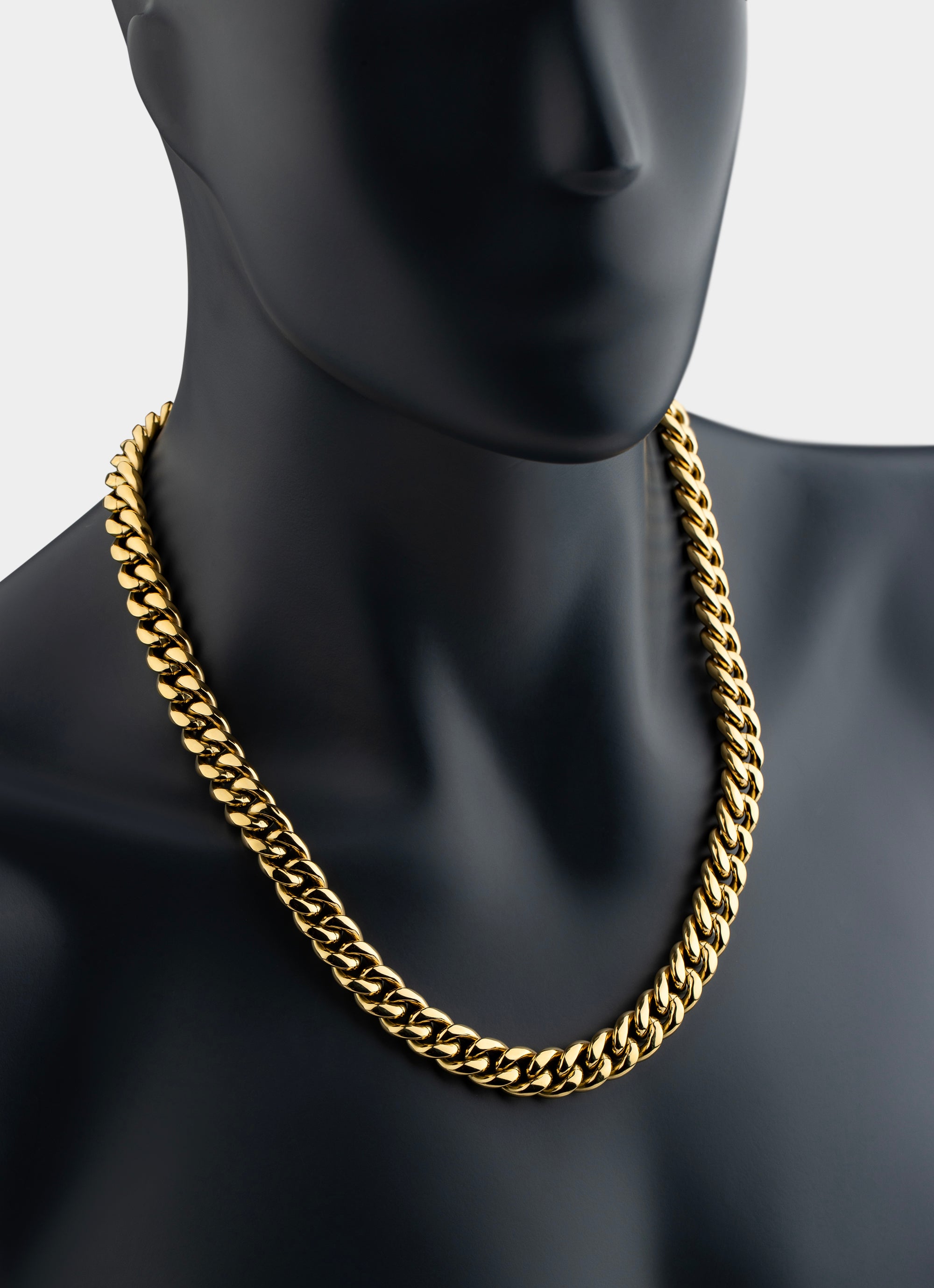 Miami Cuban Necklace 14mm - 18K Gold Plated