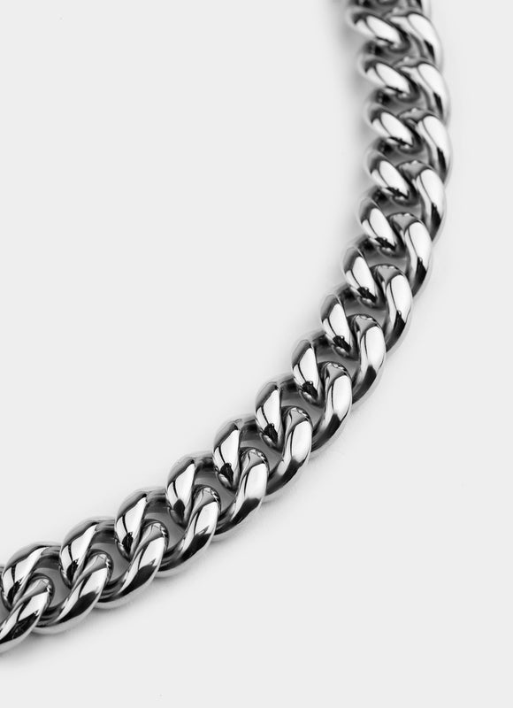 Havana Cuban Necklace 10mm - Stainless Steel