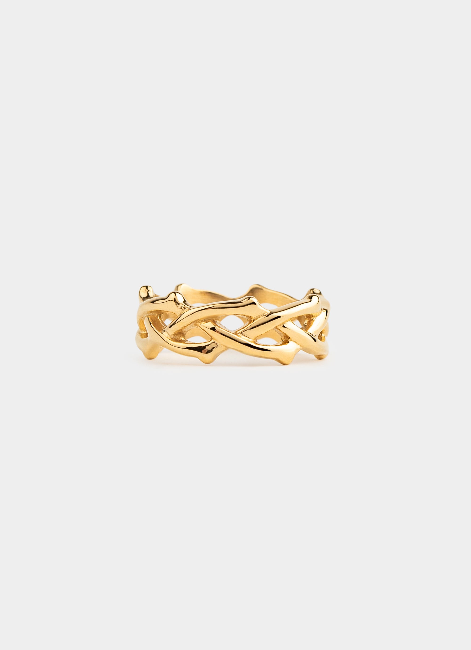 Braided Wreath Ring - 18K Gold Plated