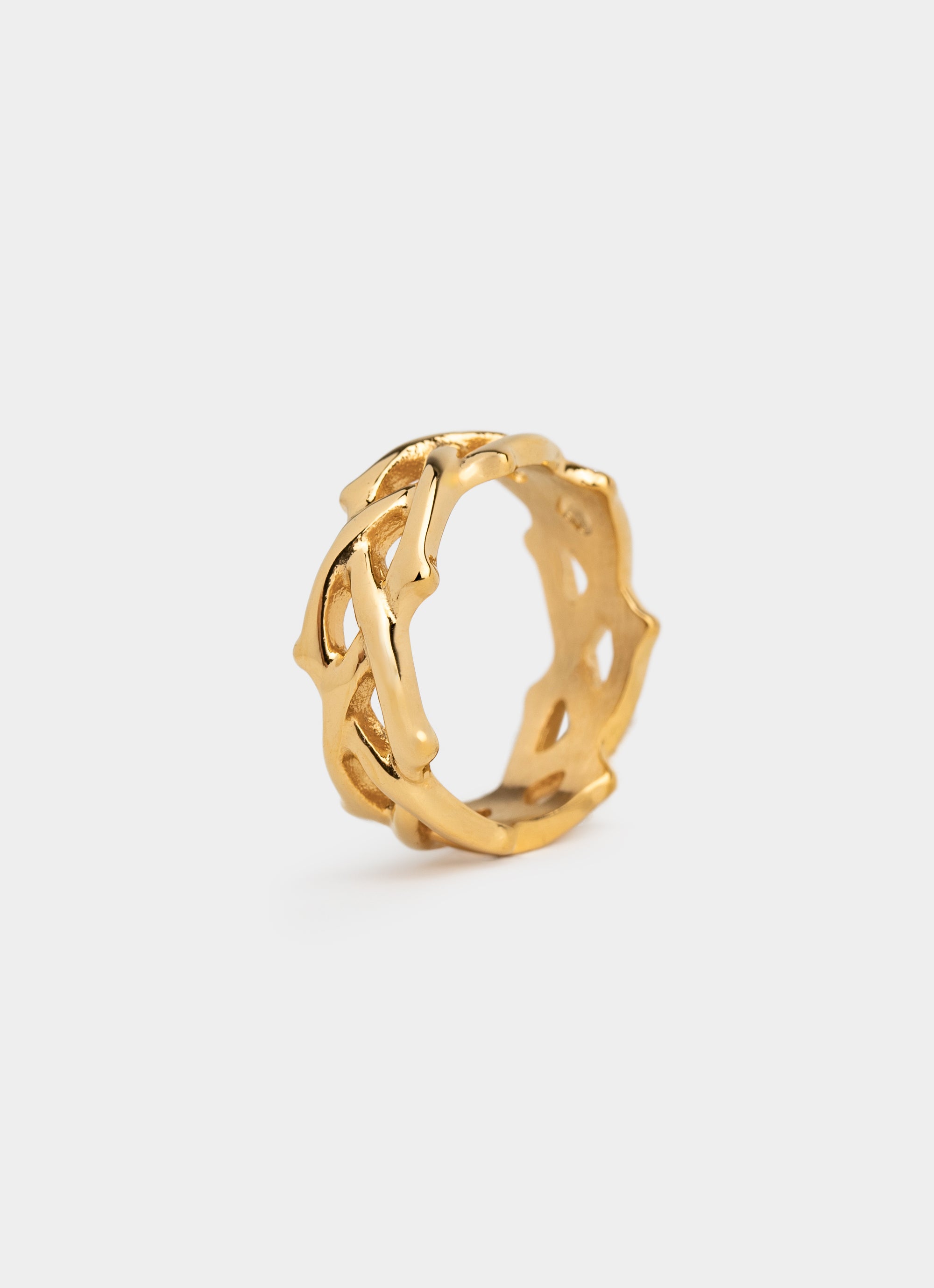 Braided Wreath Ring - 18K Gold Plated