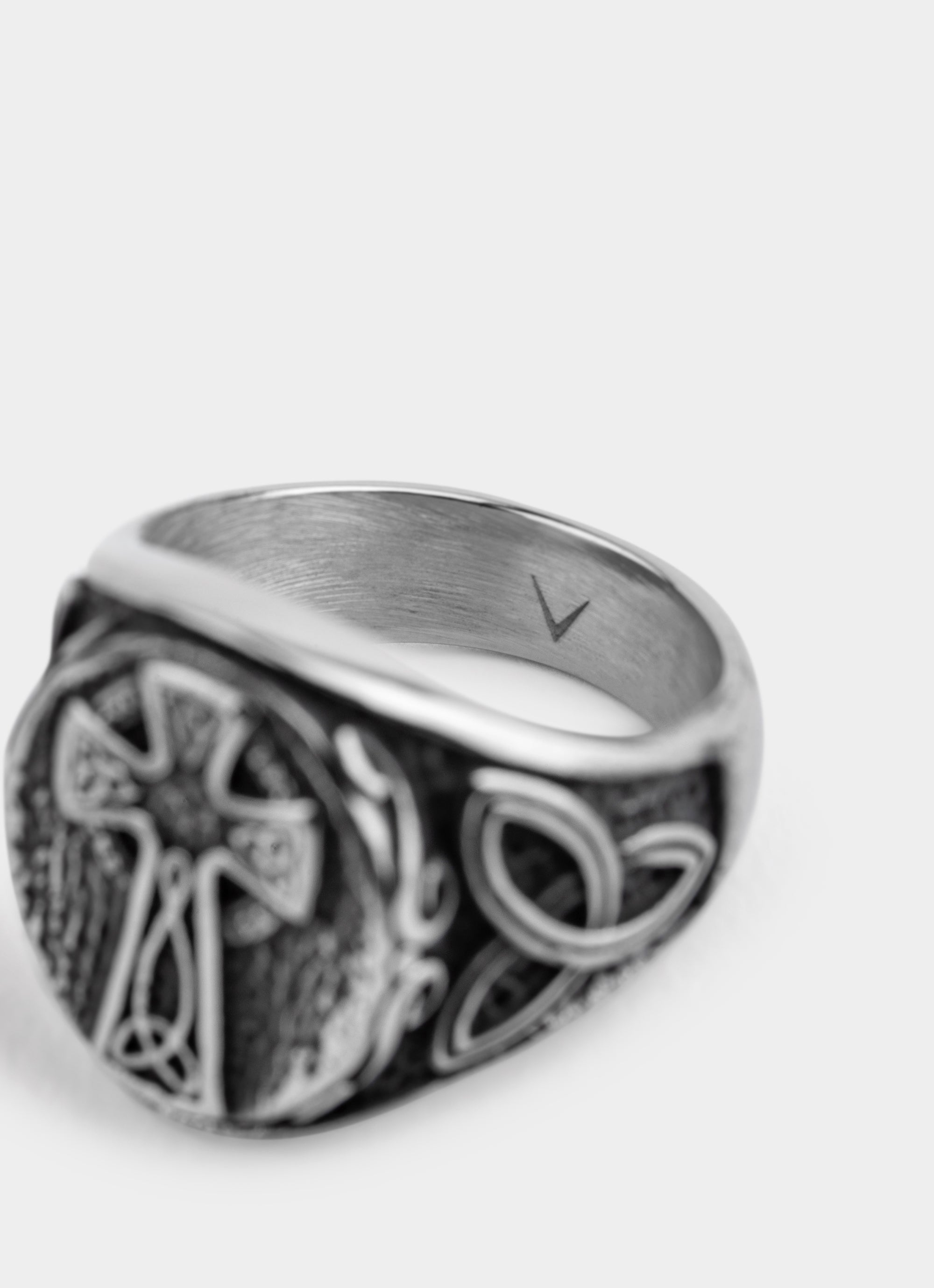 Crossbane Ring - Stainless Steel
