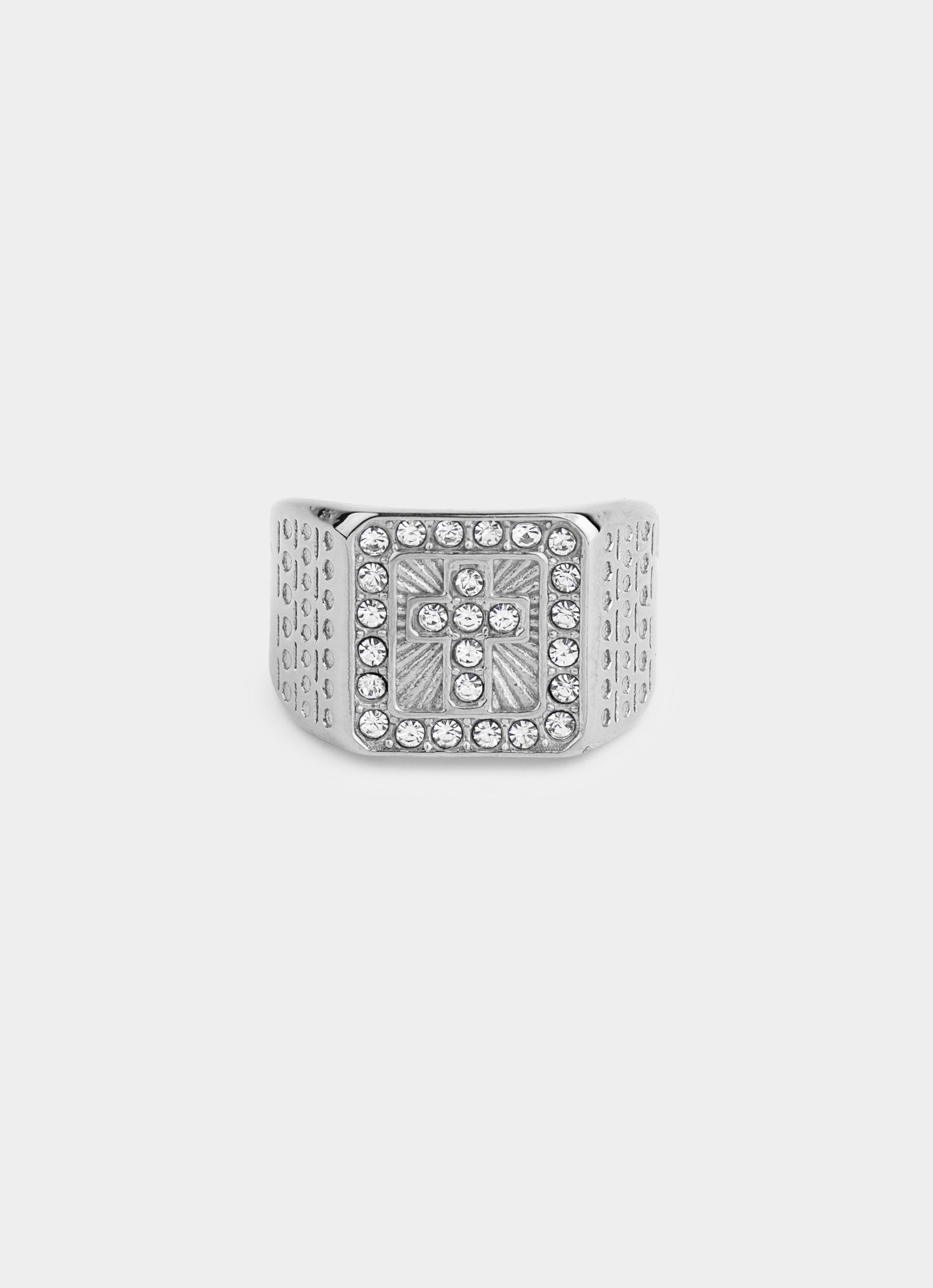 Empire Block Ring - Stainless Steel
