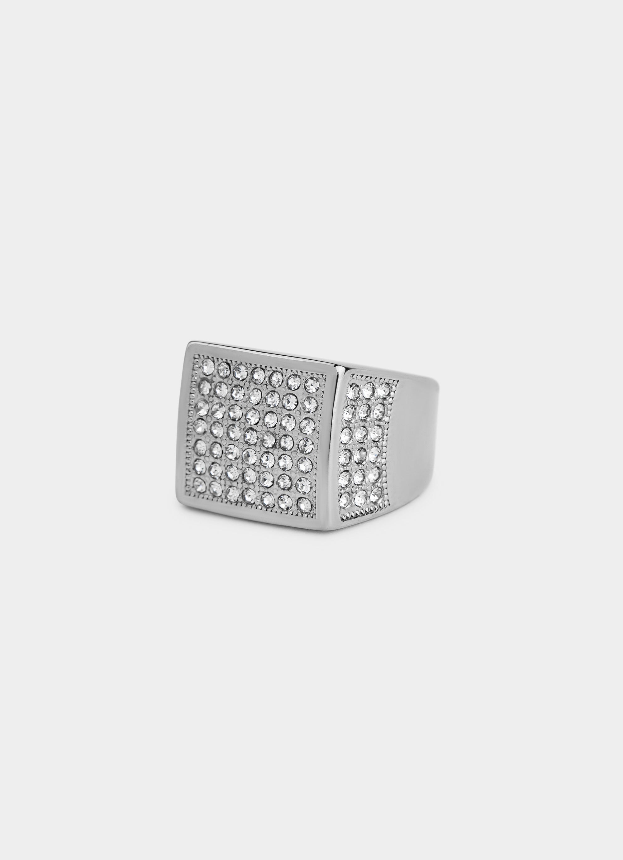 Empire Block Ring - Stainless Steel