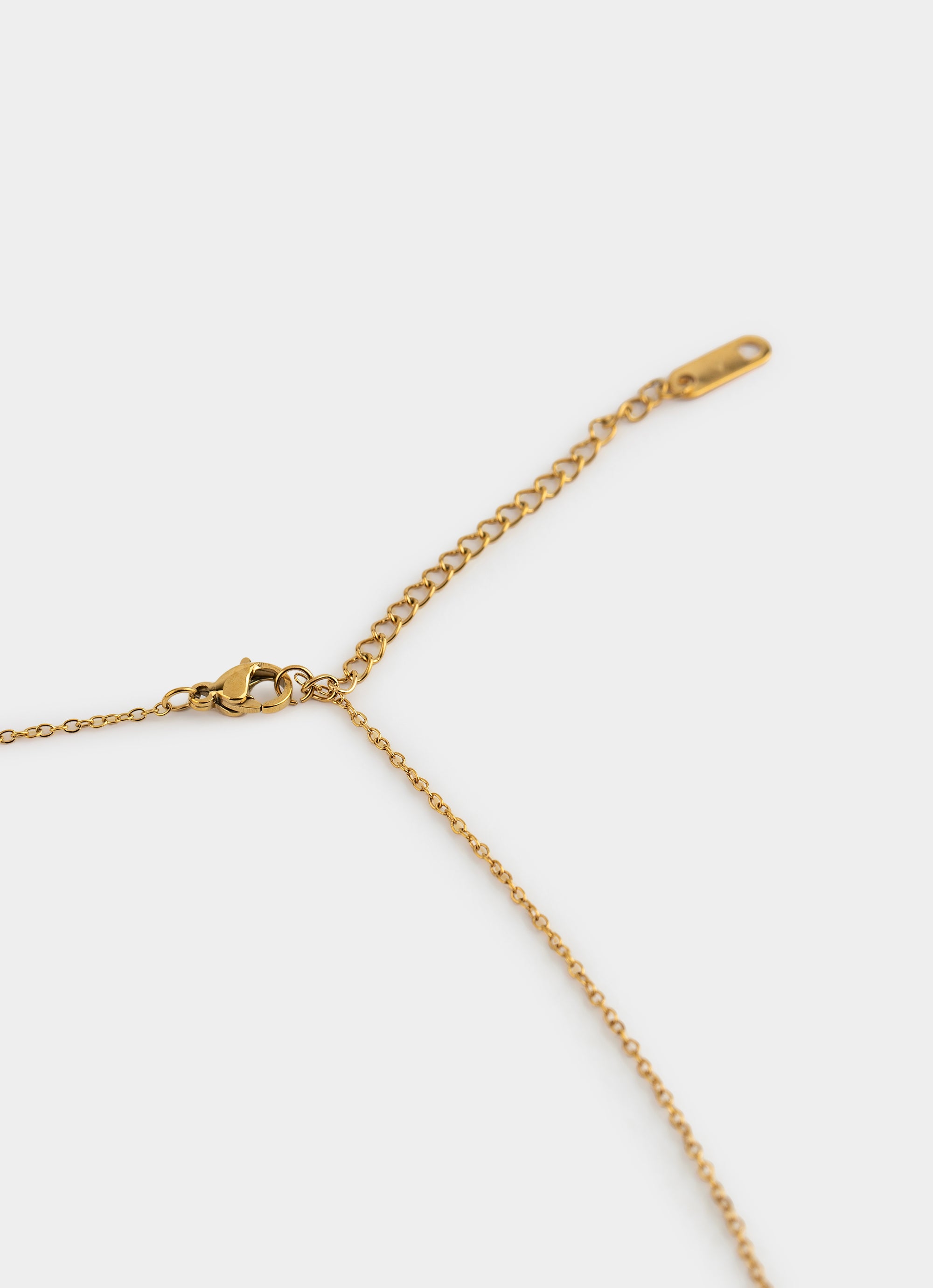 Monogram Shine Necklace 50+5cm - 18K Gold Plated