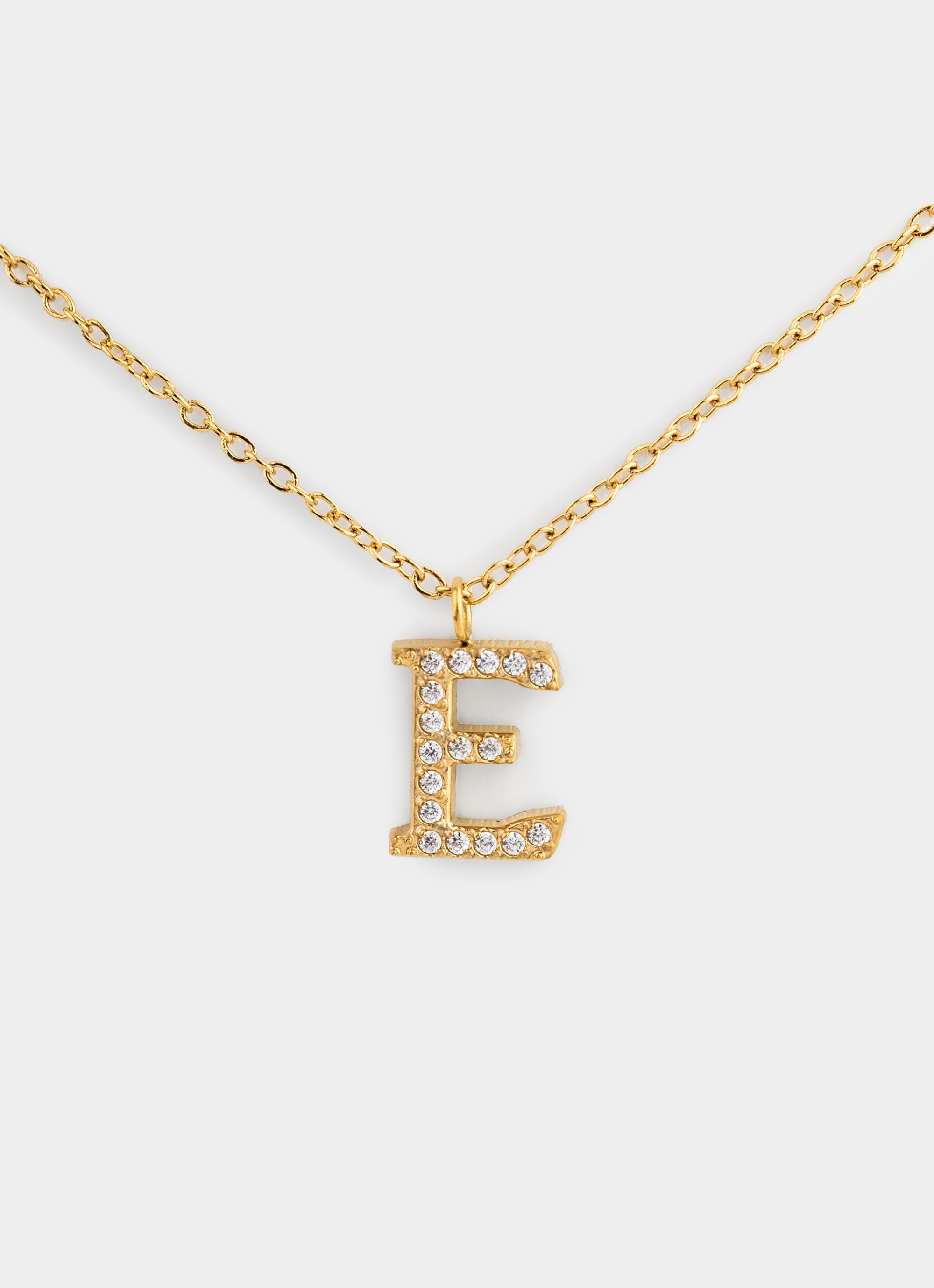Monogram Shine Necklace 50+5cm - 18K Gold Plated