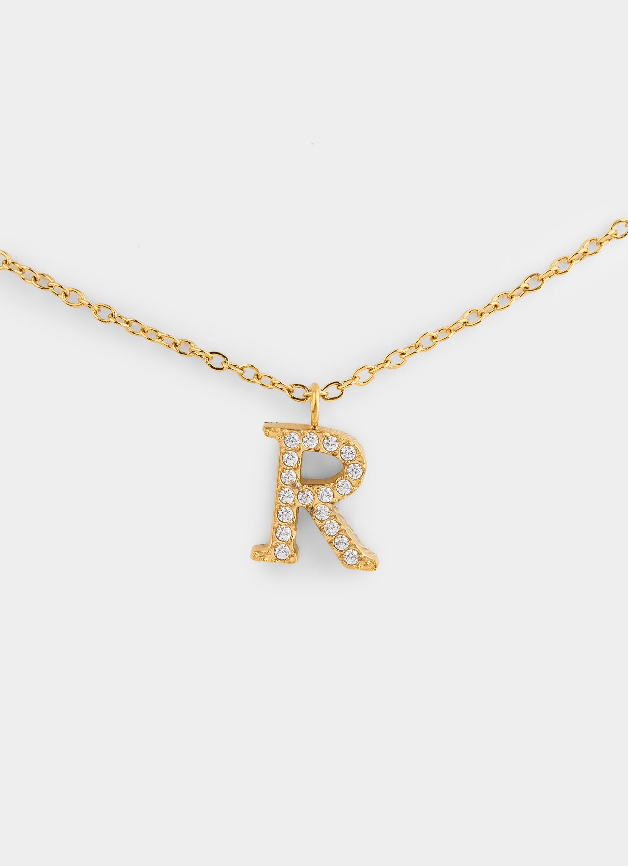 Monogram Shine Necklace 50+5cm - 18K Gold Plated