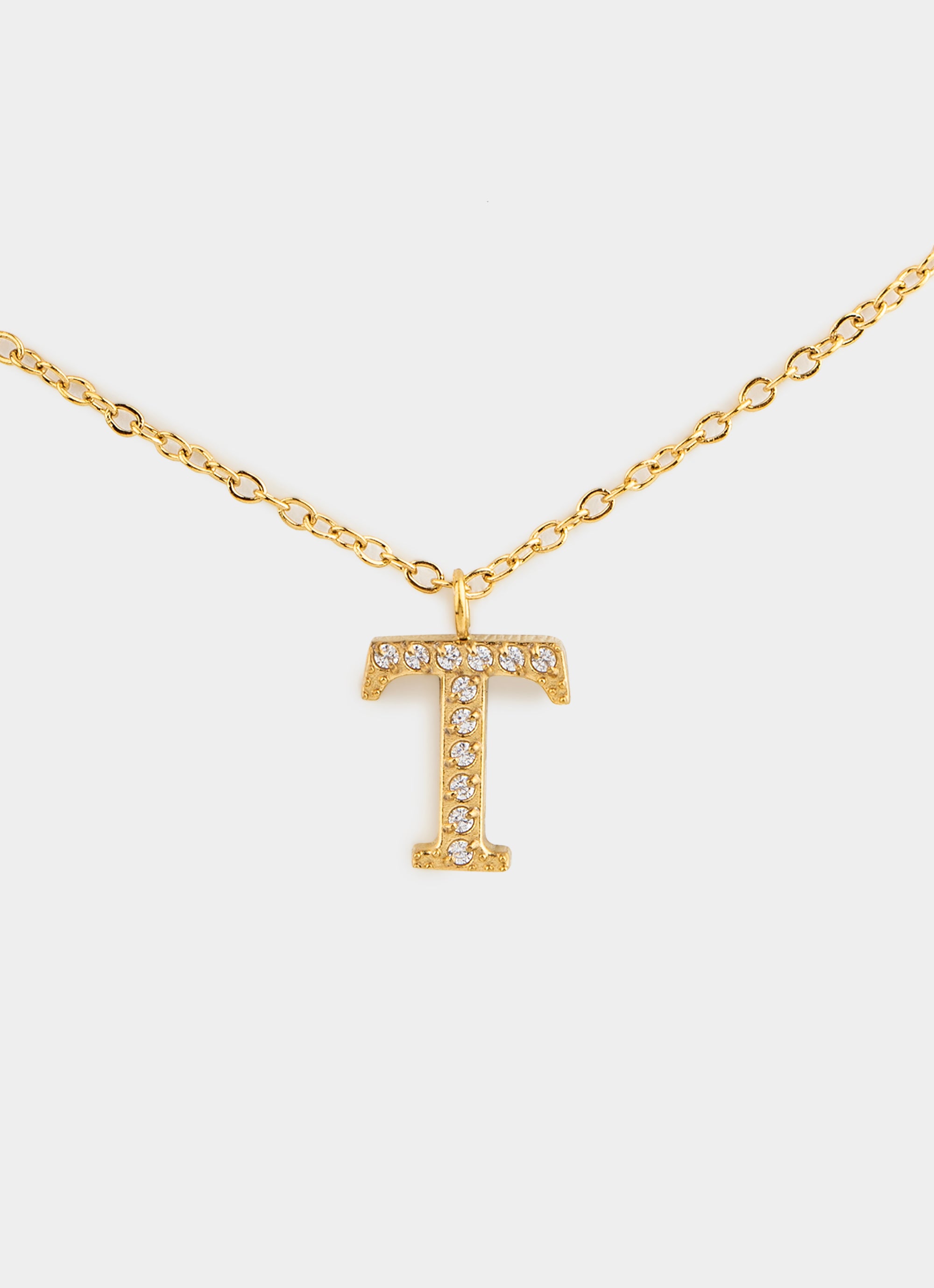Monogram Shine Necklace 50+5cm - 18K Gold Plated