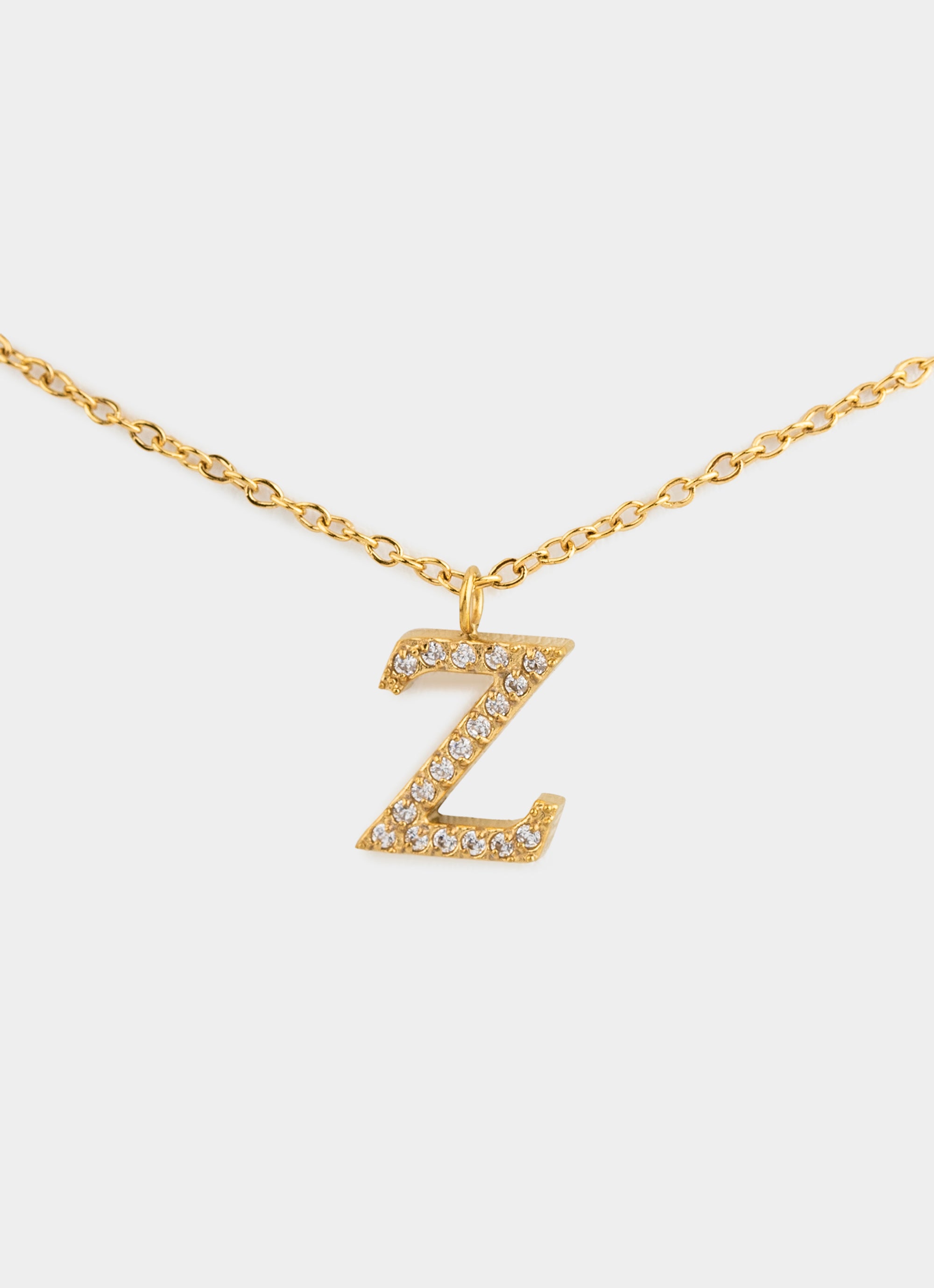 Monogram Shine Necklace 50+5cm - 18K Gold Plated