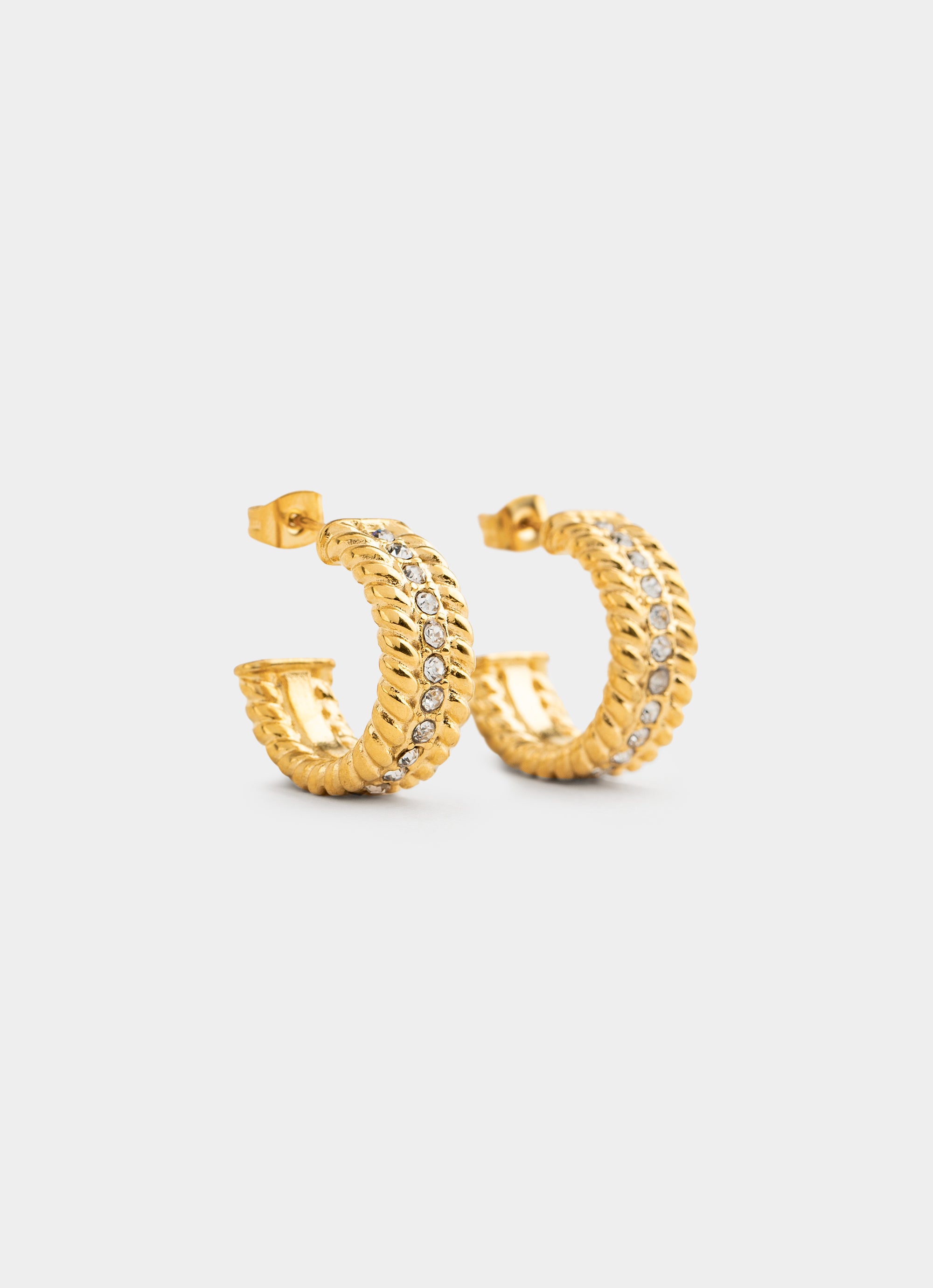 Auric Weave Earrings - 18K Gold Plated