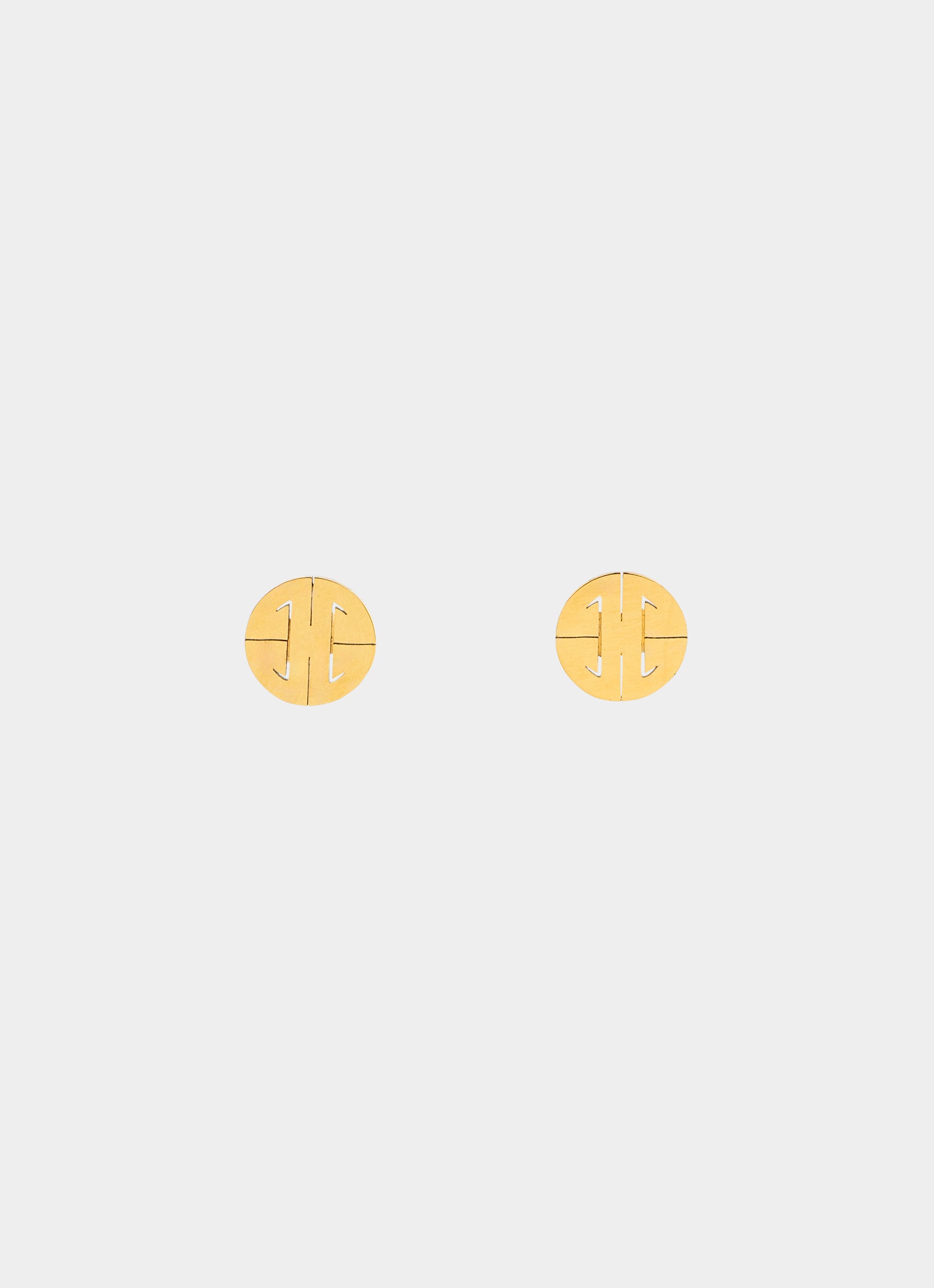 Satori Stud Earrings - 18K Gold Plated