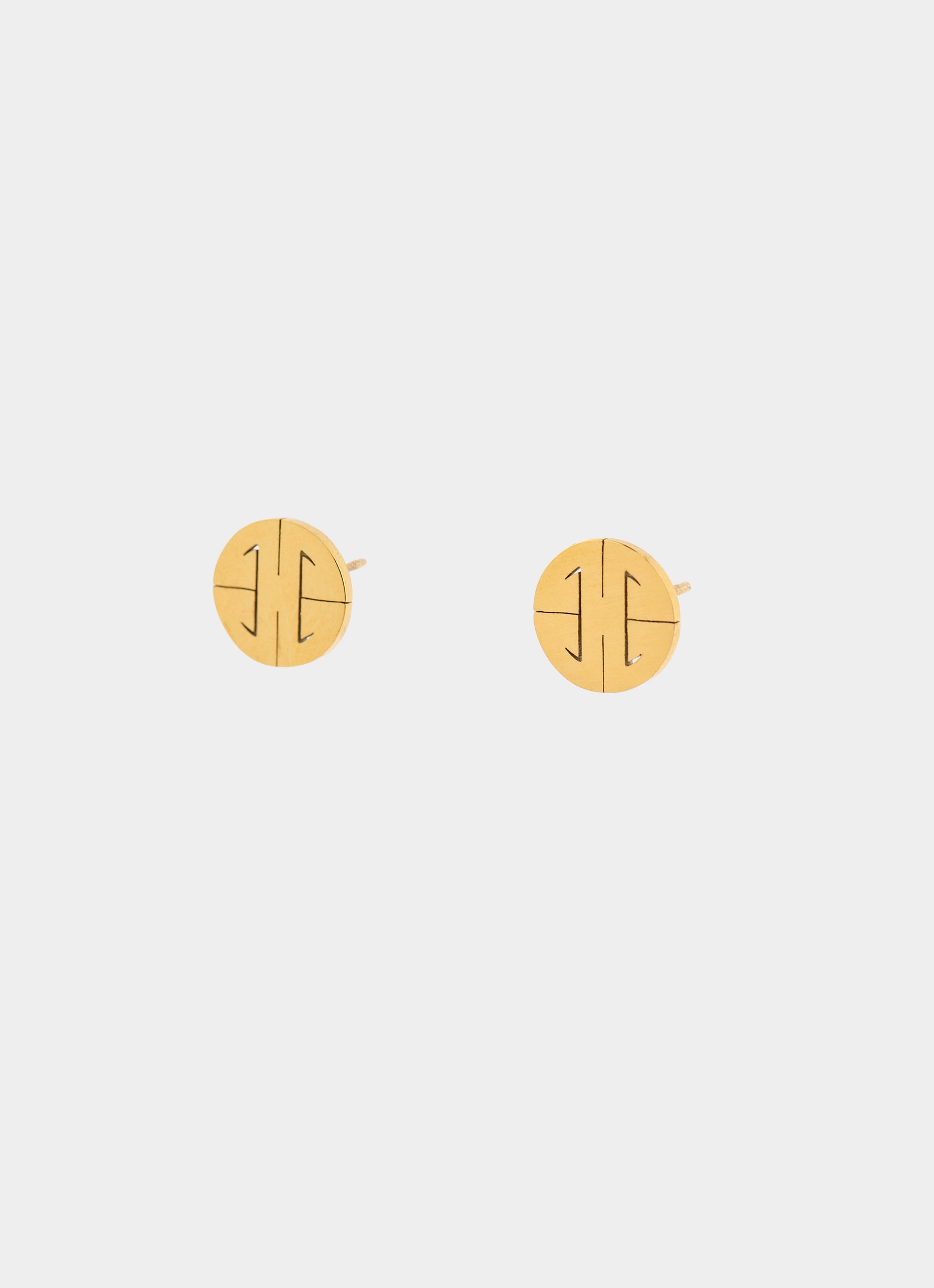 Satori Stud Earrings - 18K Gold Plated