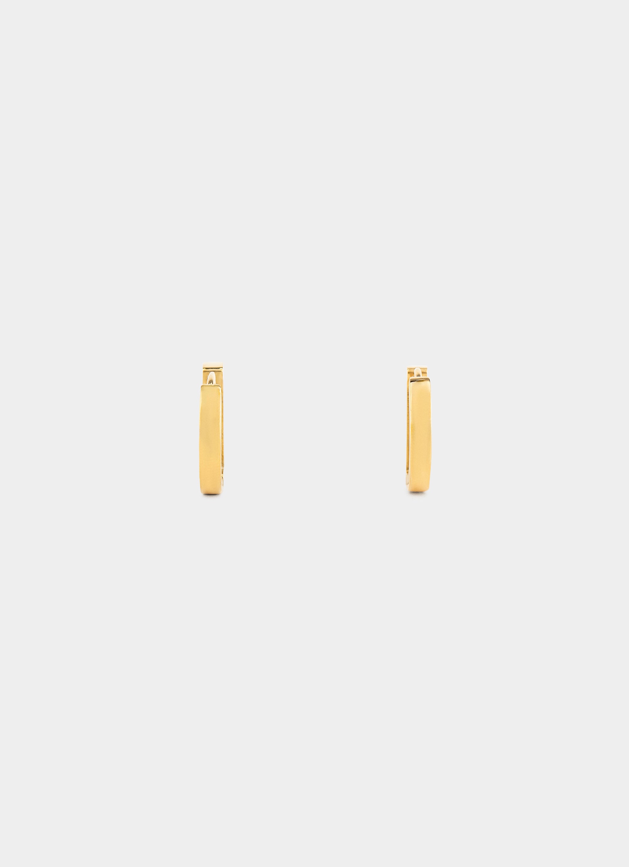 Demi Hoop Earrings - 18K Gold Plated