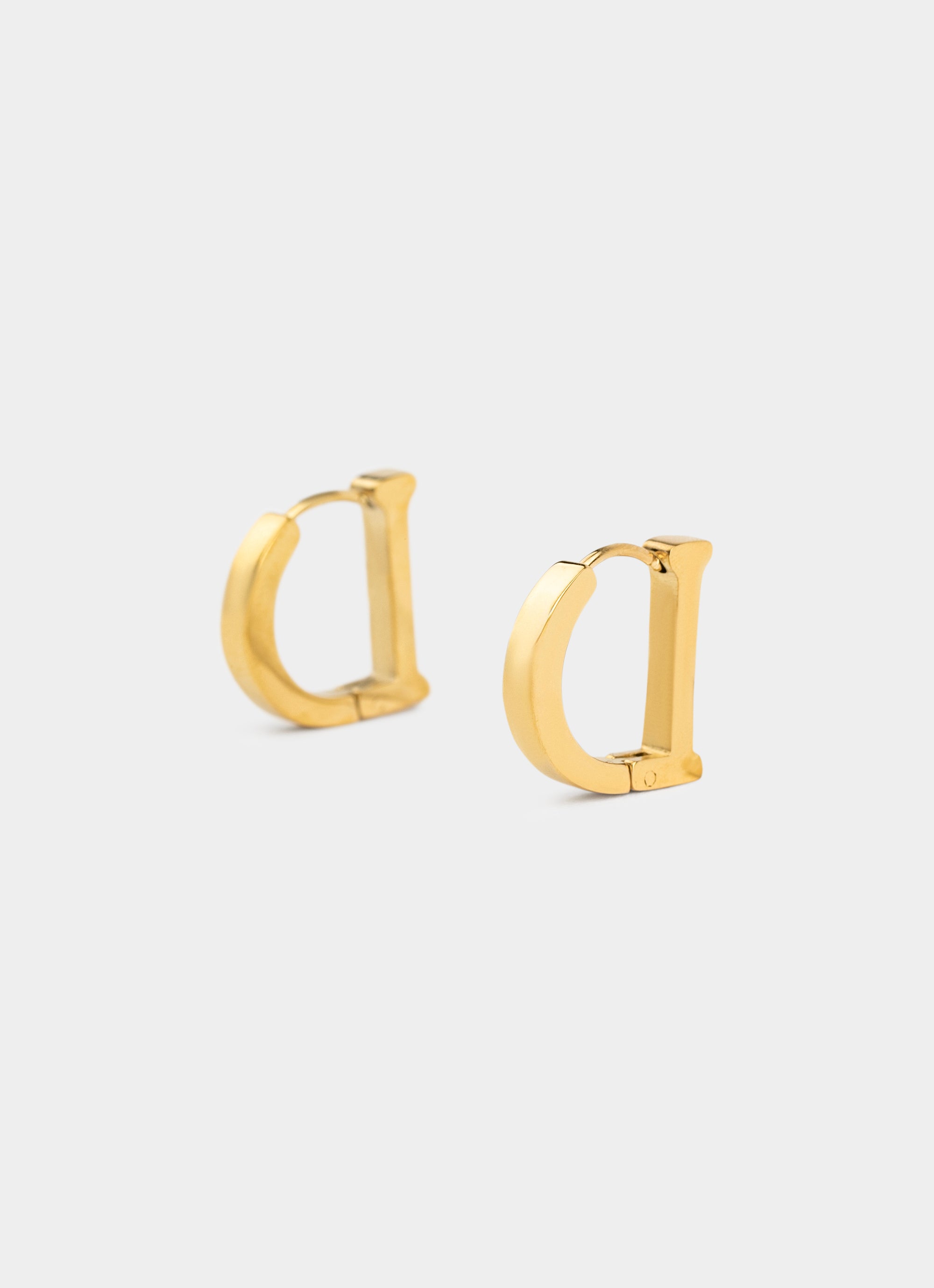 Demi Hoop Earrings - 18K Gold Plated