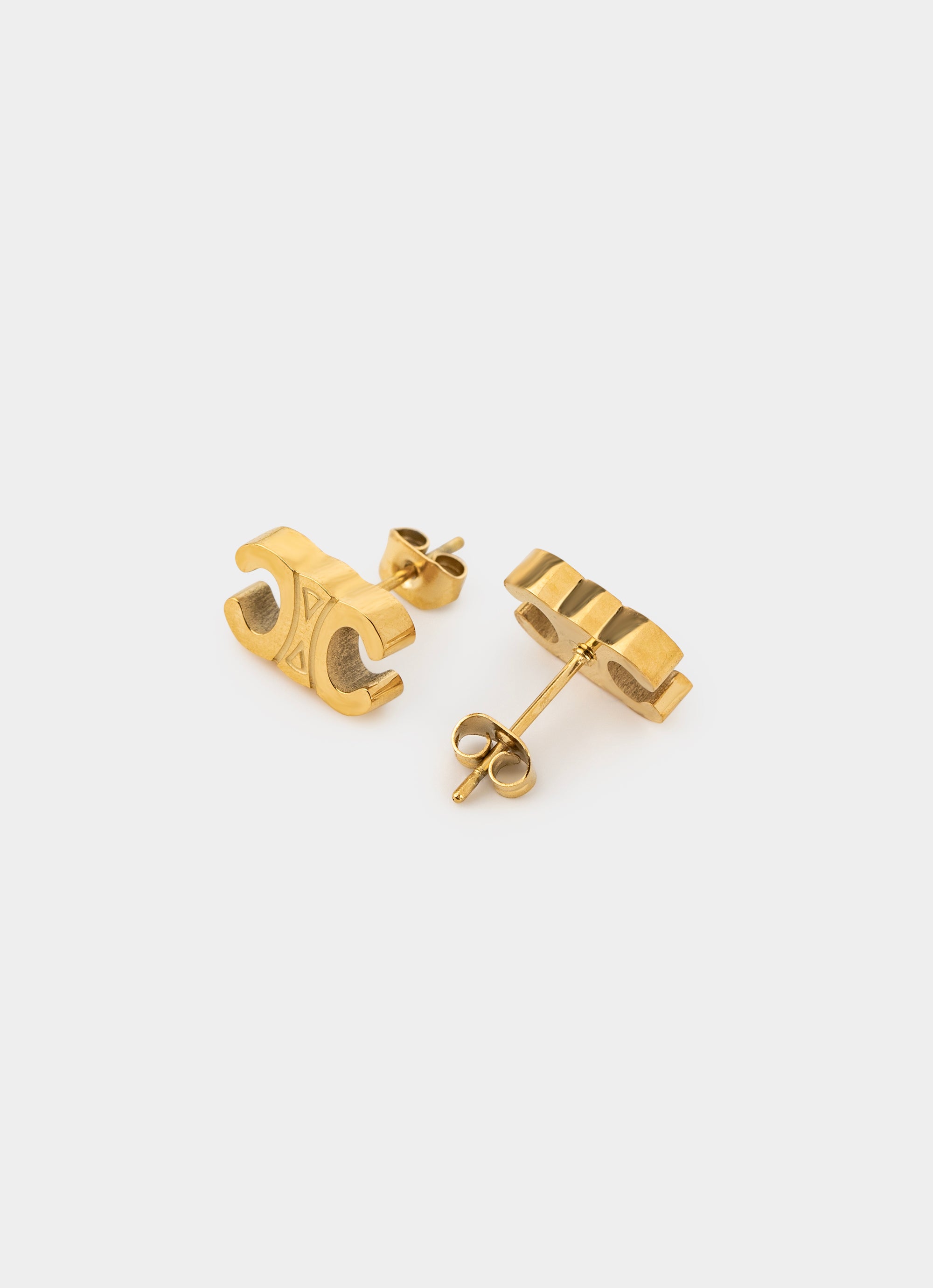 Kairo Stud Earrings - 18K Gold Plated