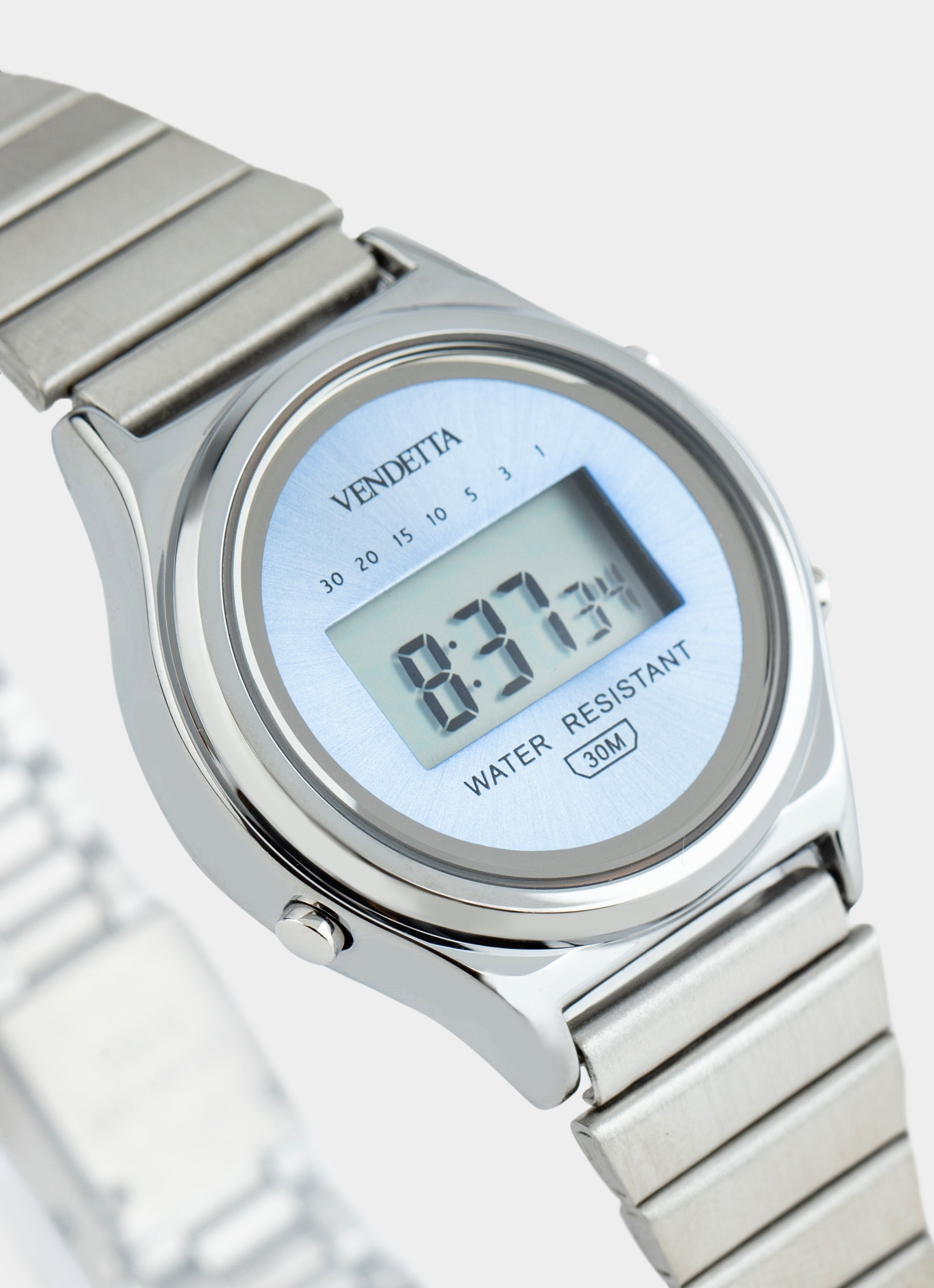 Nouveau Watch - Silver/Sky Blue