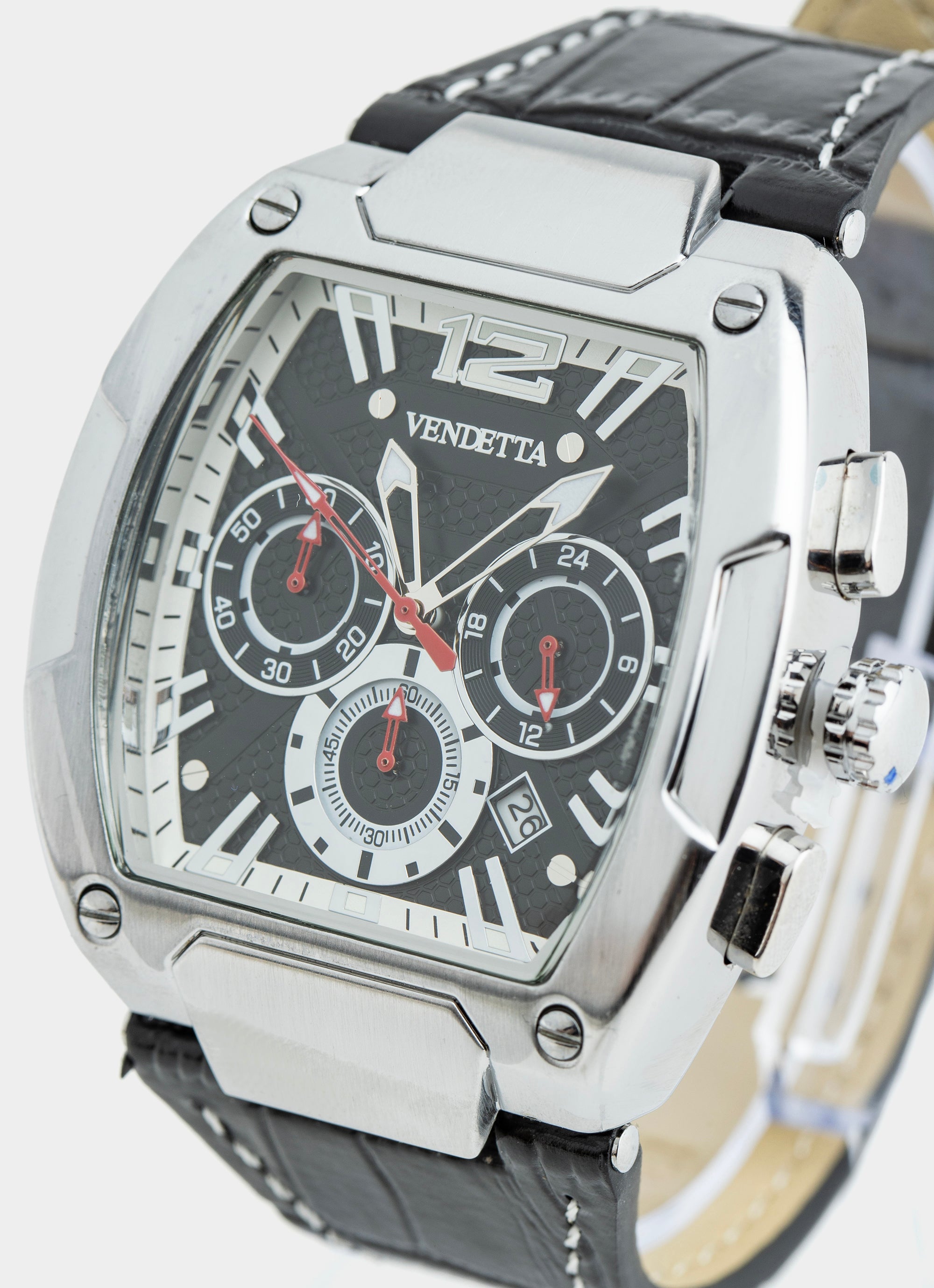 Gravitas Watch - Silver/Black