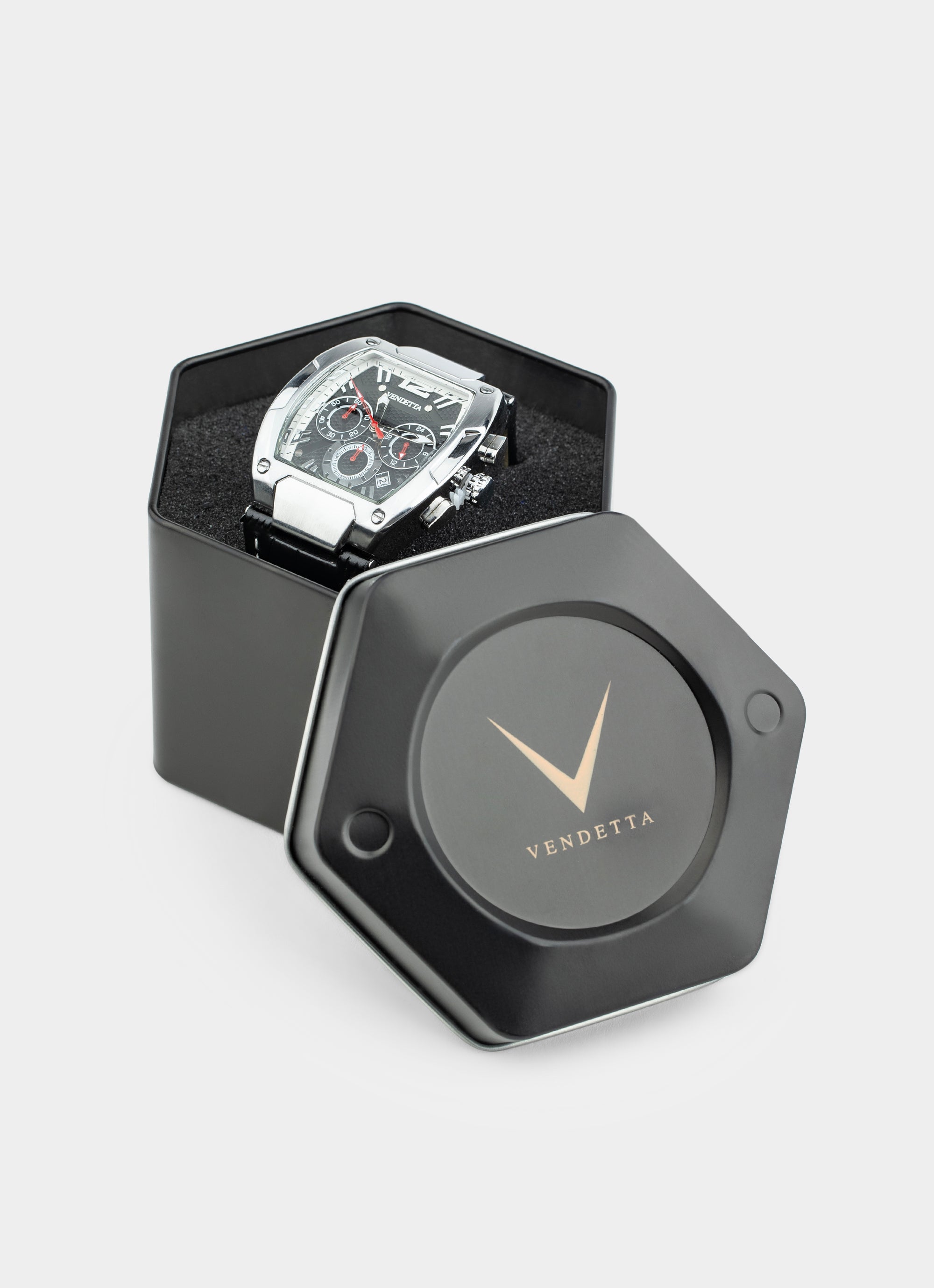 Gravitas Watch - Silver/Black