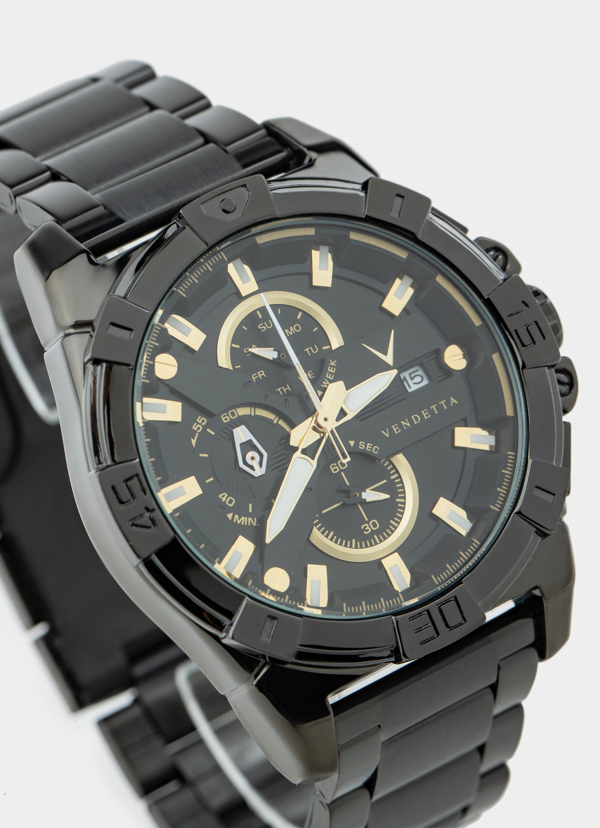 Sentinel Watch- Black/Gold