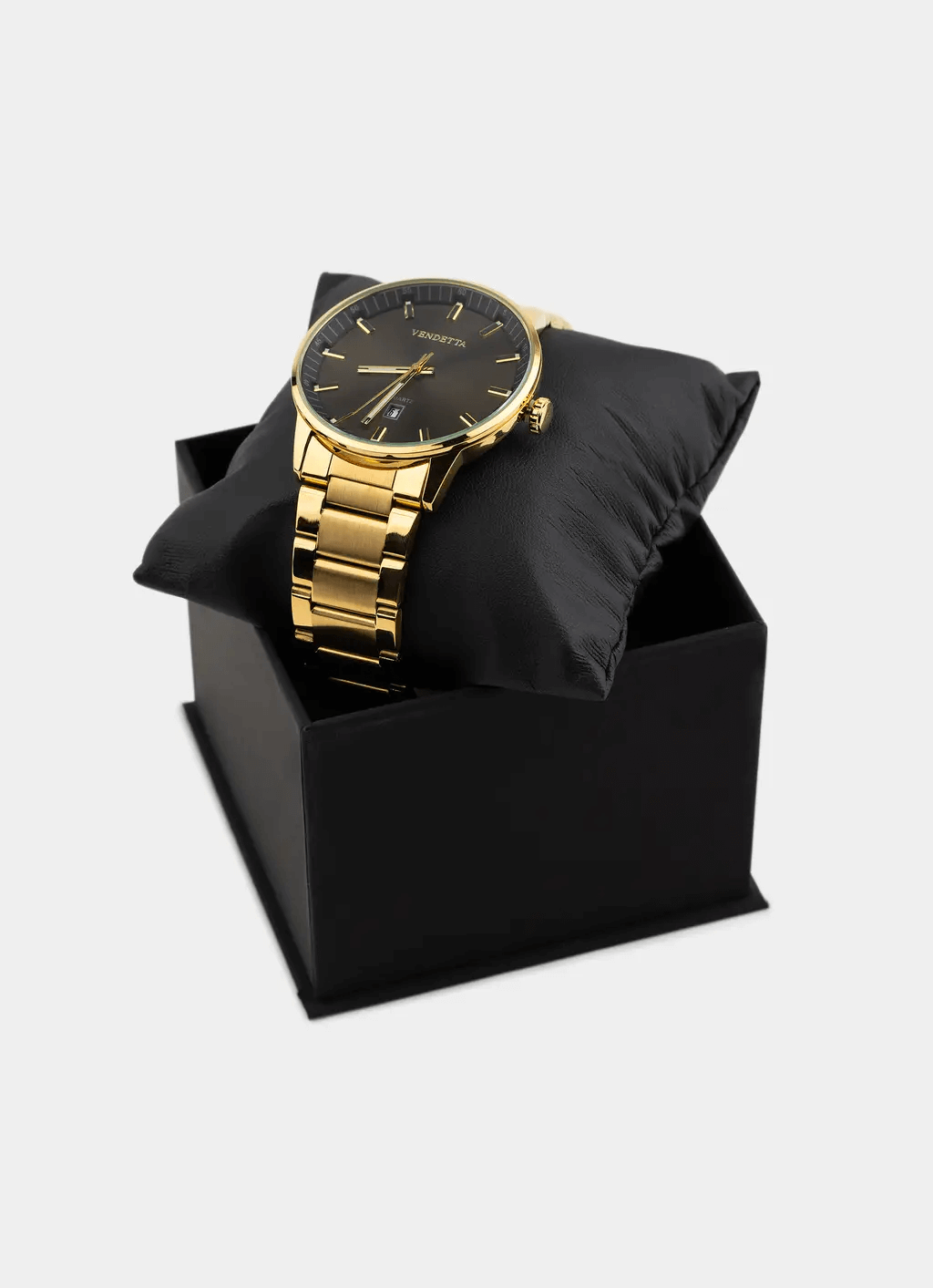 stainless steel watch – Legacy Watch - Gold/Black – Vendetta Jewellery