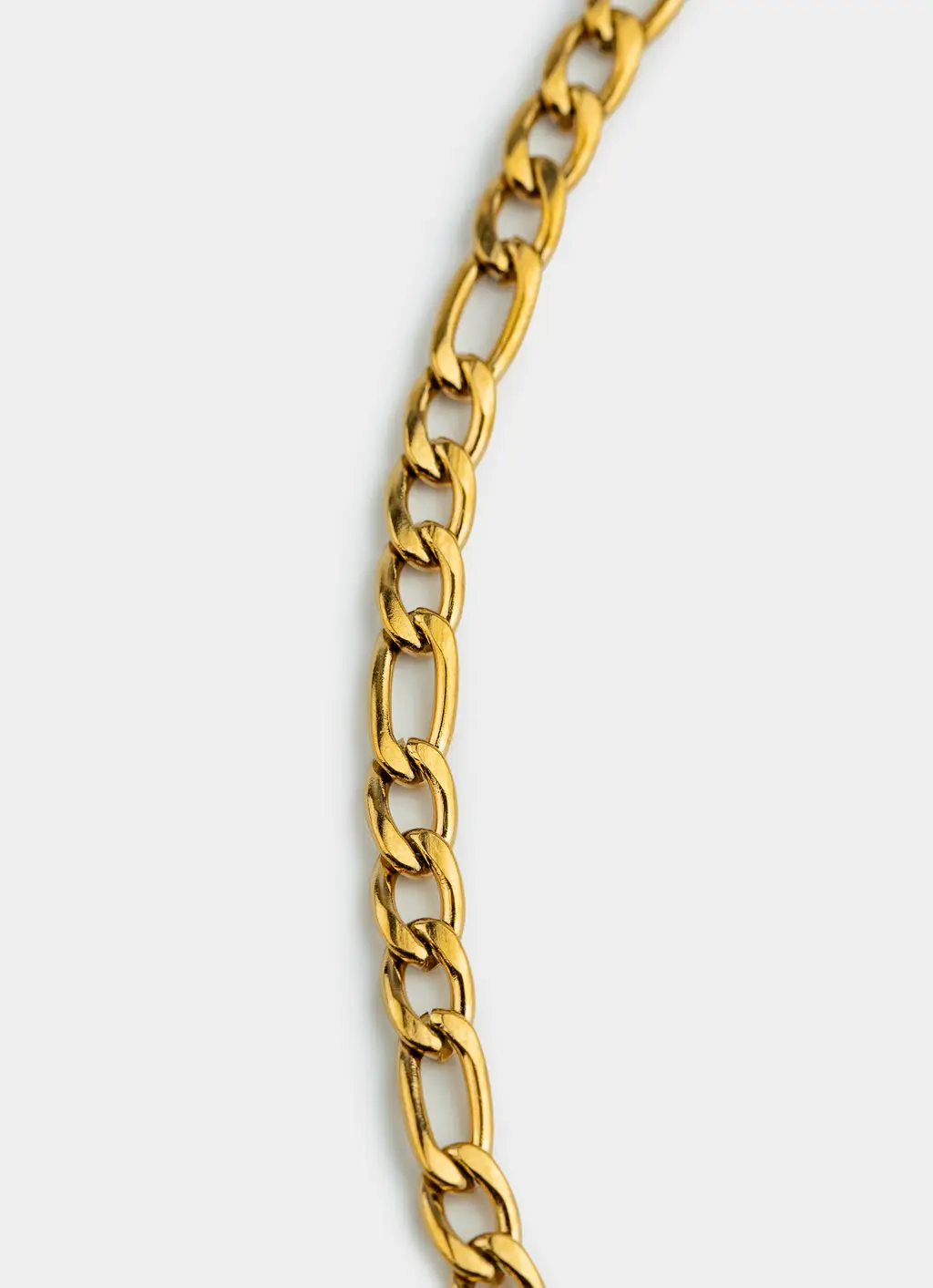 Figaro Necklace 4mm - 18K Gold Plated