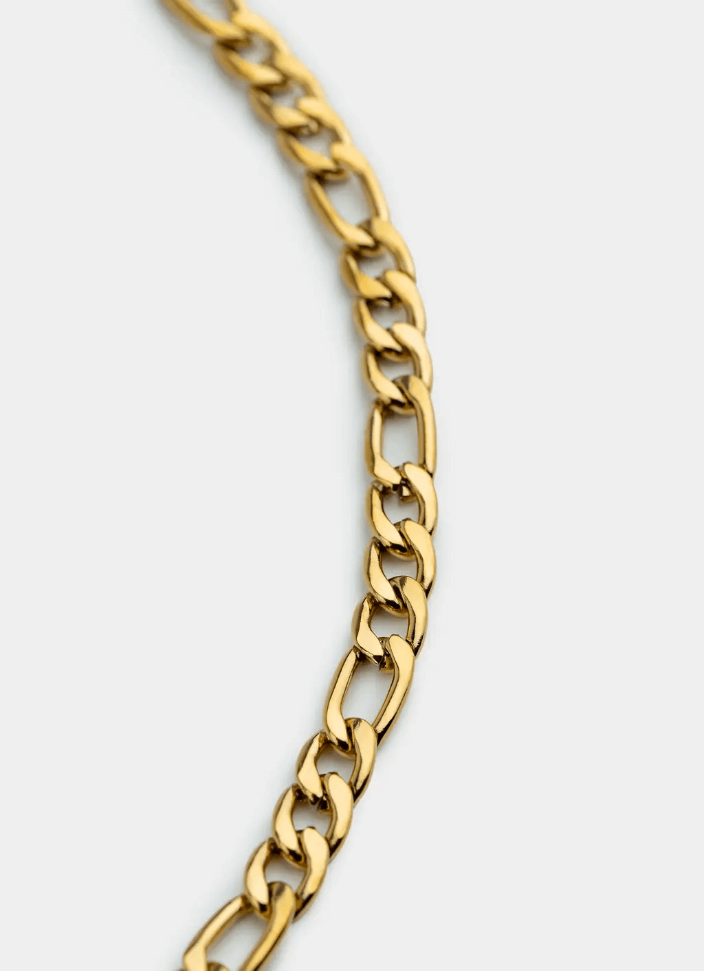 18K gold plated Figaro Necklace 6mm – Vendetta Jewellery