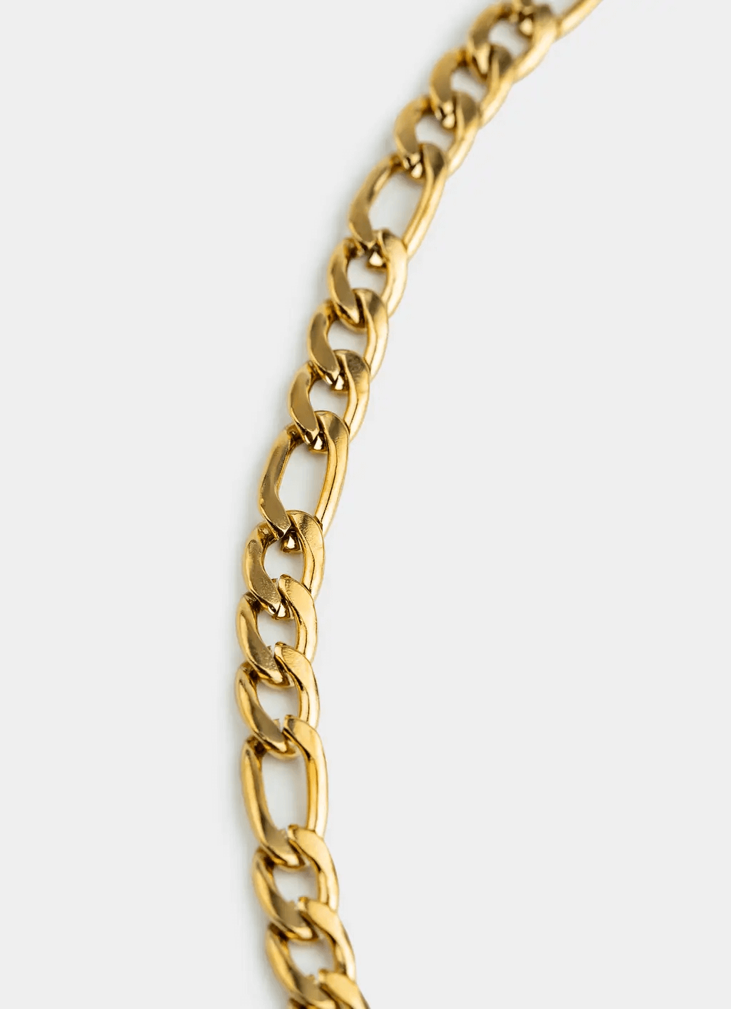 18K gold plated Figaro Necklace 6mm – Vendetta Jewellery