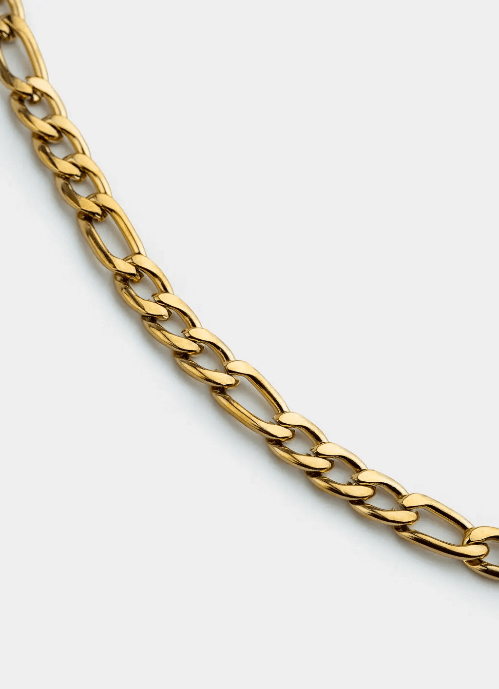 18K gold plated Figaro Necklace 6mm – Vendetta Jewellery