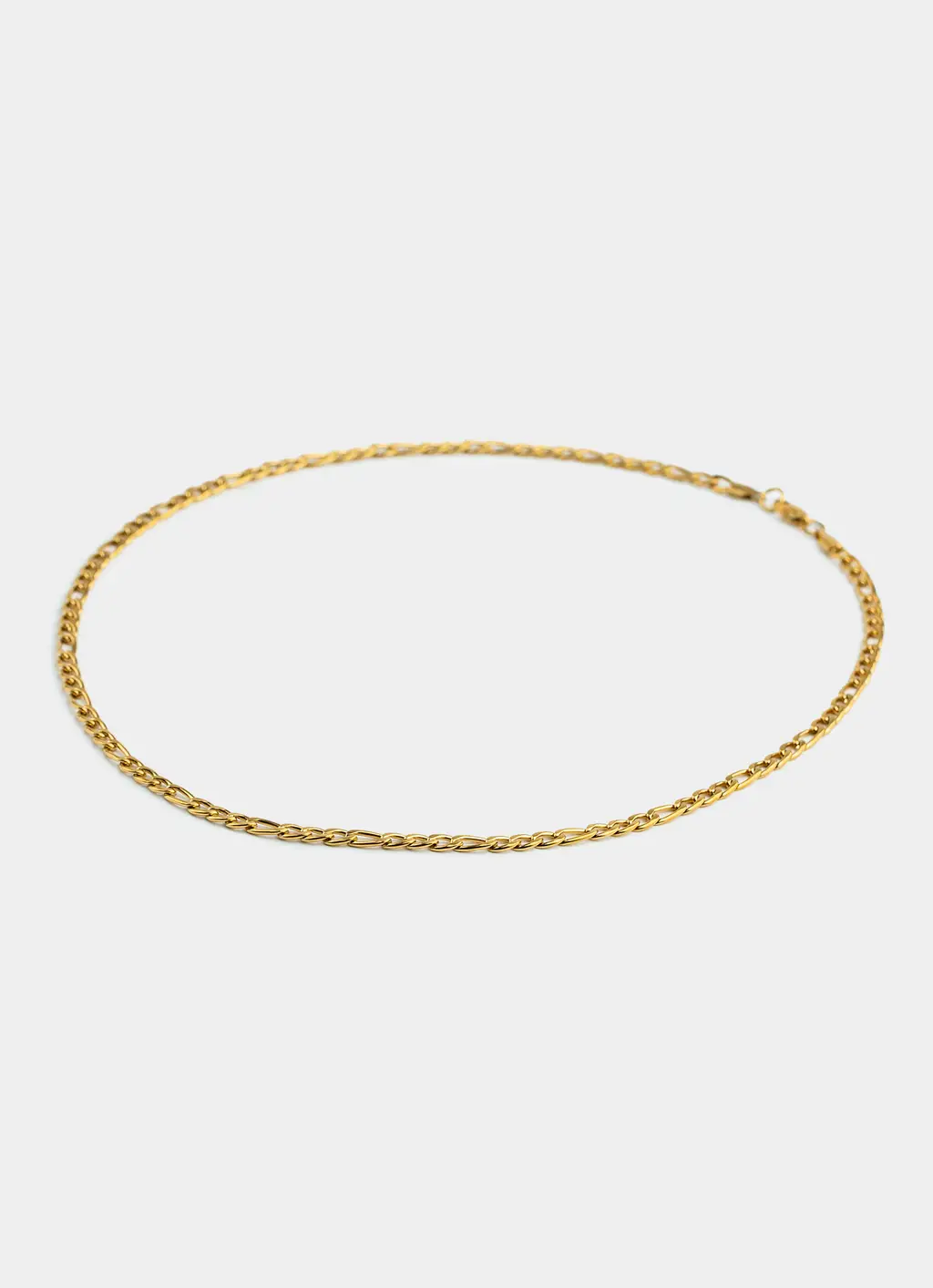 Figaro Necklace 4mm - 18K Gold Plated