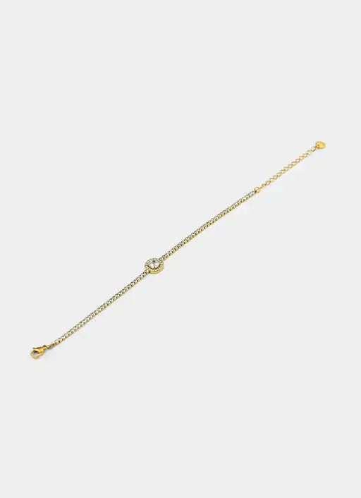 18K gold plated bracelet – Birds Eye Tennis Bracelet - 18K Gold Plated – Vendetta Jewellery