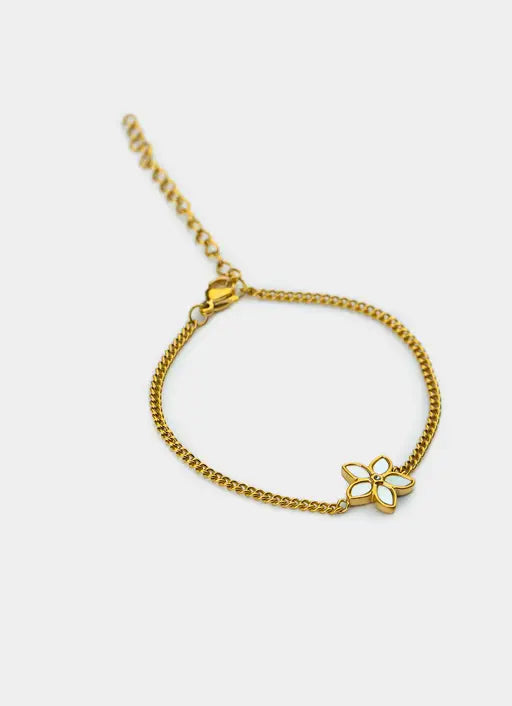 Frangipani Bracelet - 18K Gold Plated