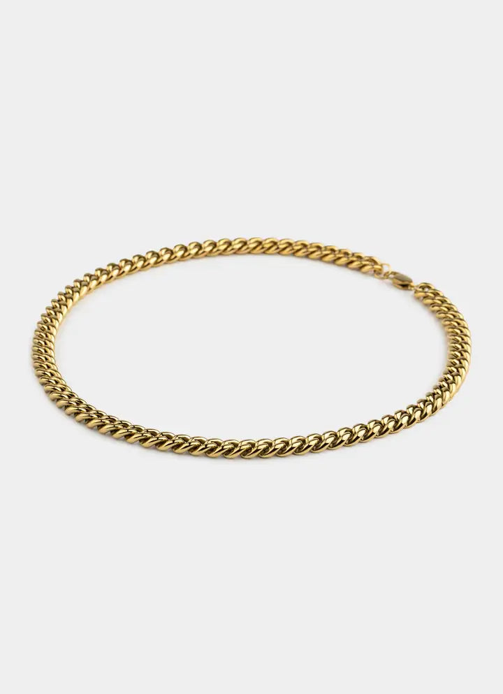 Havana Cuban Necklace 10mm - 18K Gold Plated