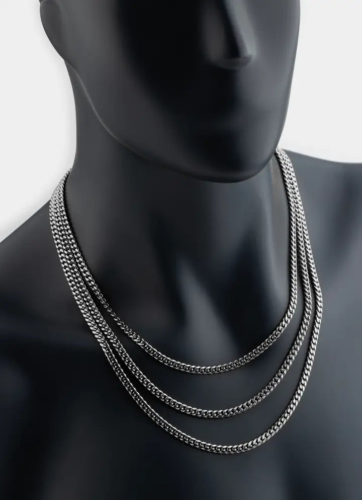 Havana Cuban Necklace 5mm - Stainless Steel