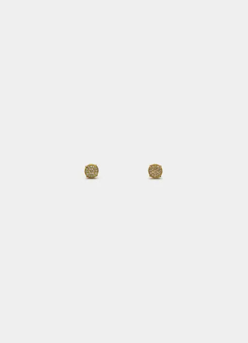 Icy Chanceller Stud - 18K Gold Plated