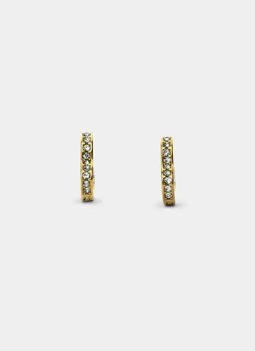 18K gold plated earrings – Icy Heart Earrings - 18K Gold Plated – Vendetta Jewellery