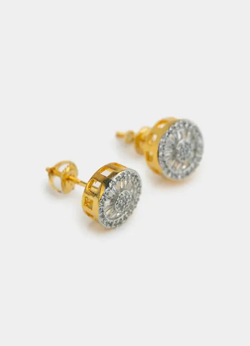 Icy Regal Stud - 18K Gold Plated
