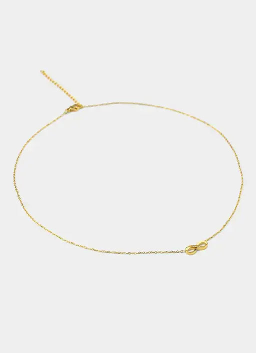 18K gold plated necklace – infinity design – Vendetta Jewellery