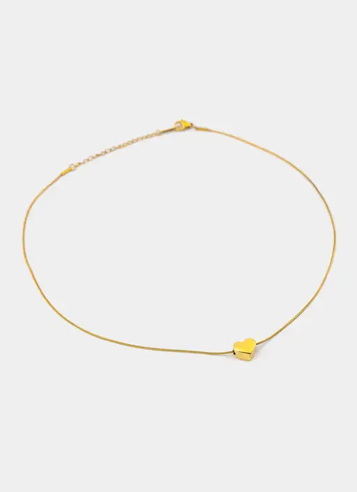 Mini Heart Necklace - 18K Gold Plated