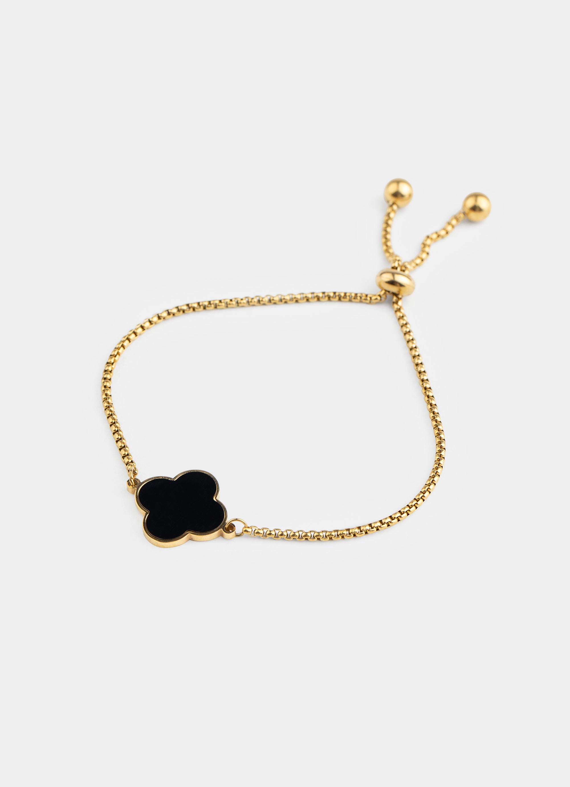 Vendetta 4 Leaf Clover Bracelet - 18K Gold Plated