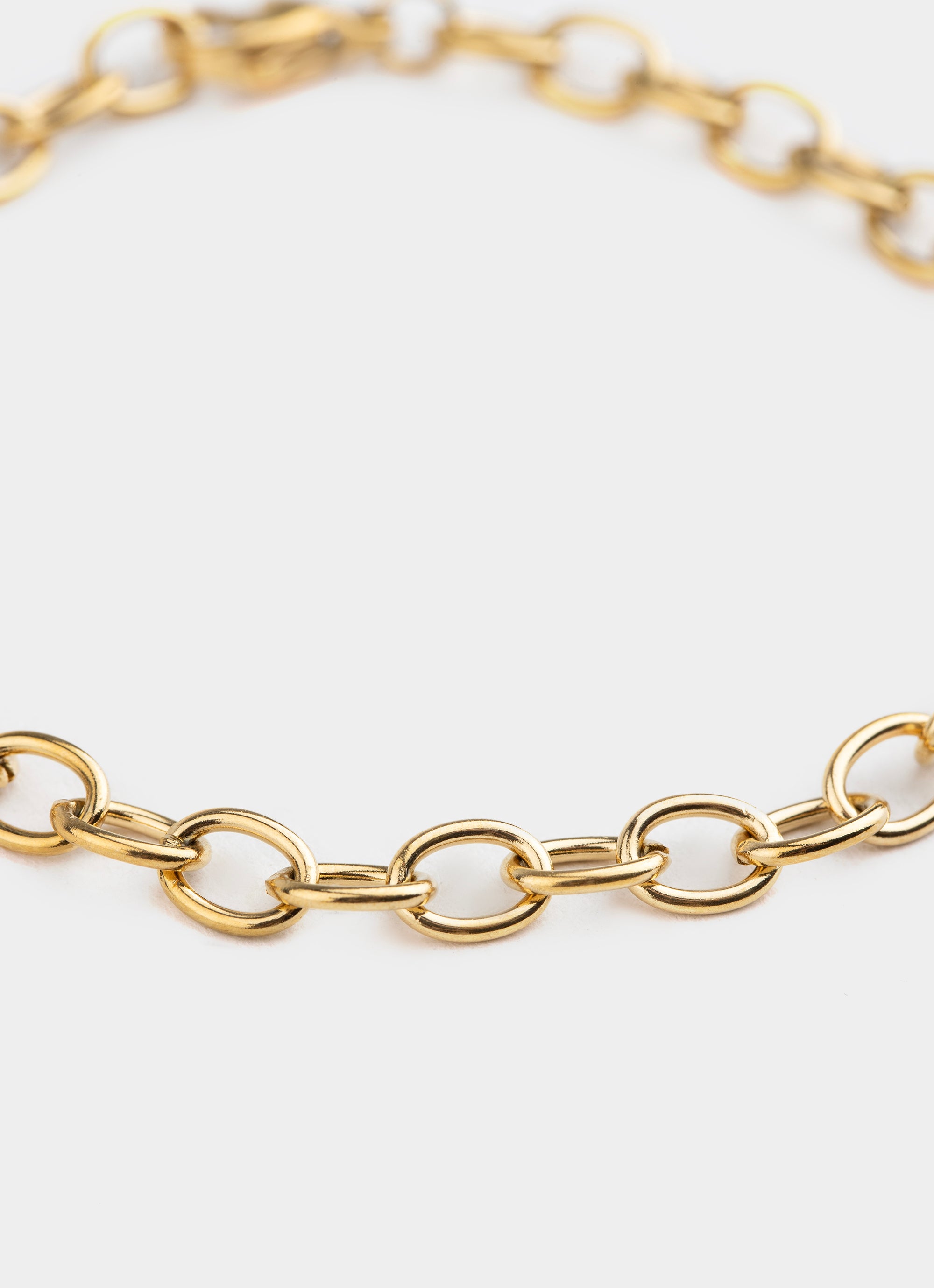 Round Chain Bracelet - 18K Gold Plated