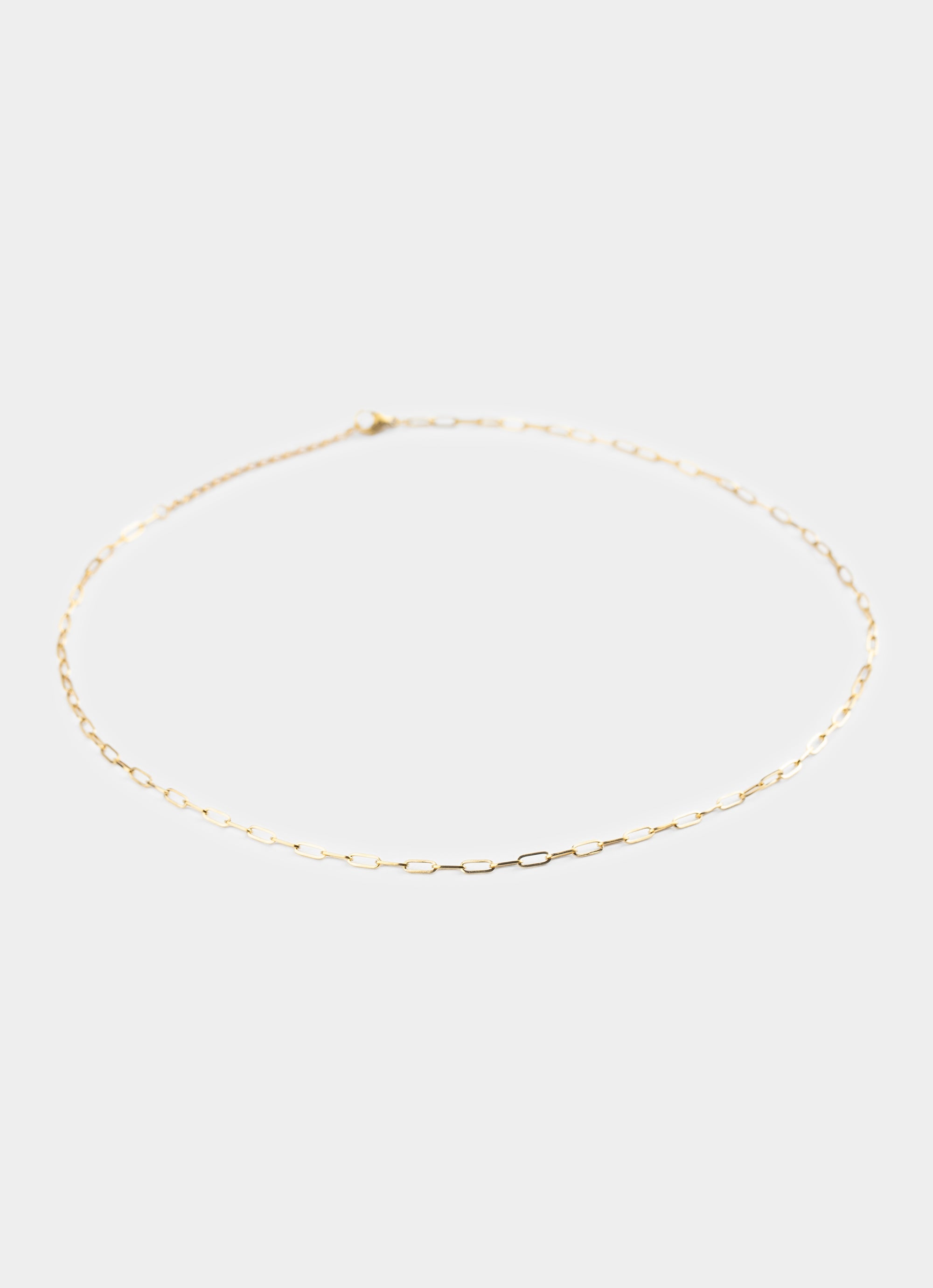 Oval Link Necklace - 18K Gold Plated
