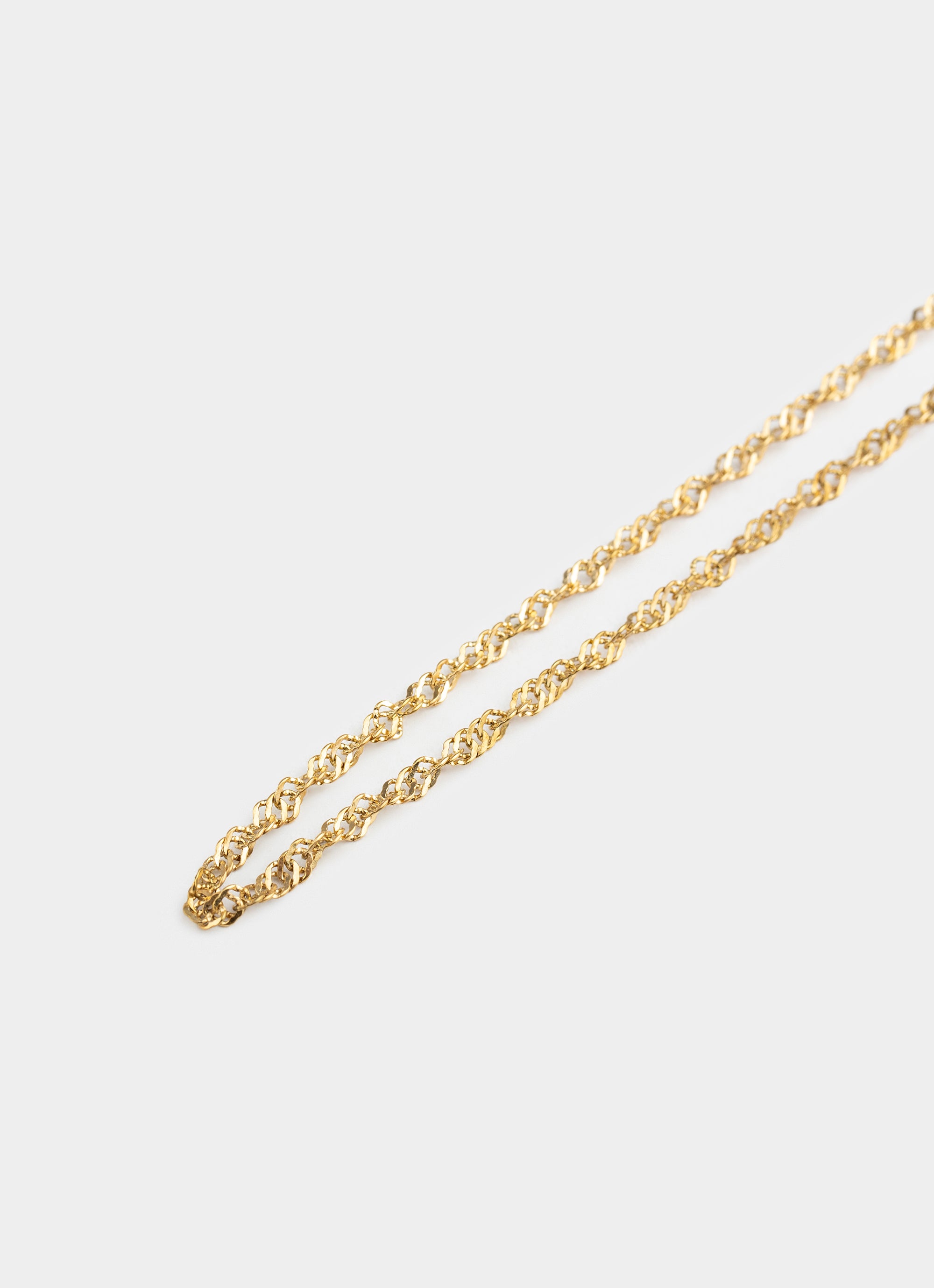 Vendetta Twirl Necklace - 18K Gold Plated