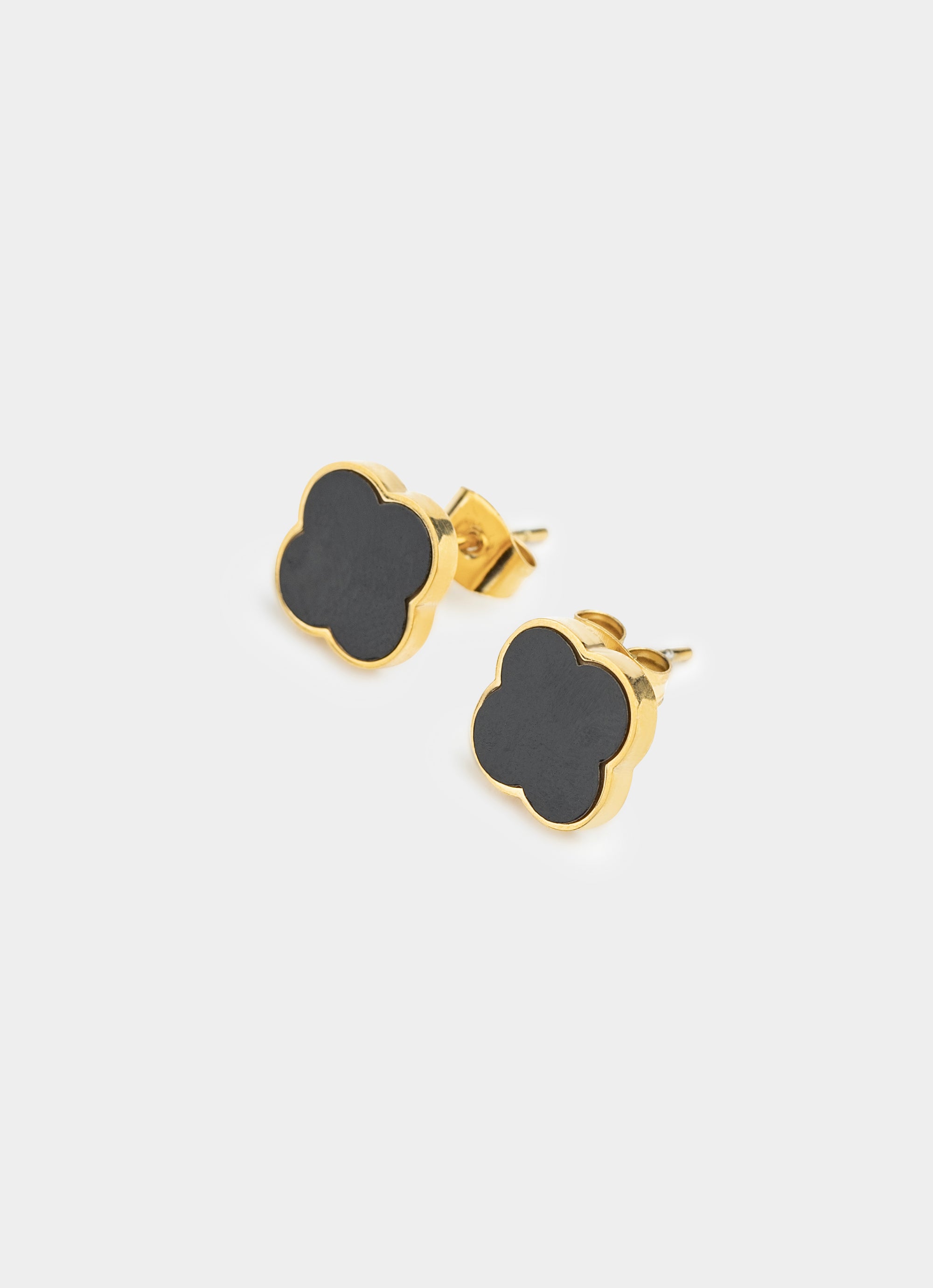 Vendetta 4 Leaf Earring - 18K Gold Plated