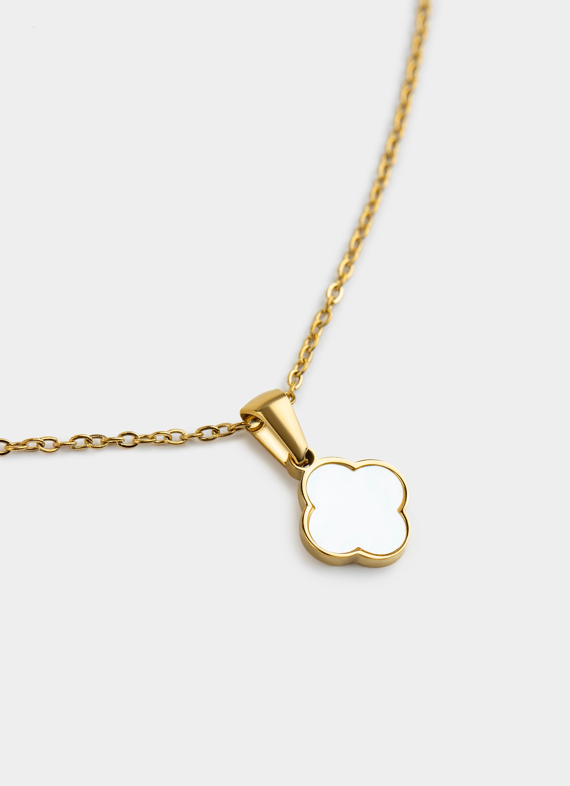Vendetta 4 Leaf Necklace - 18K Gold Plated