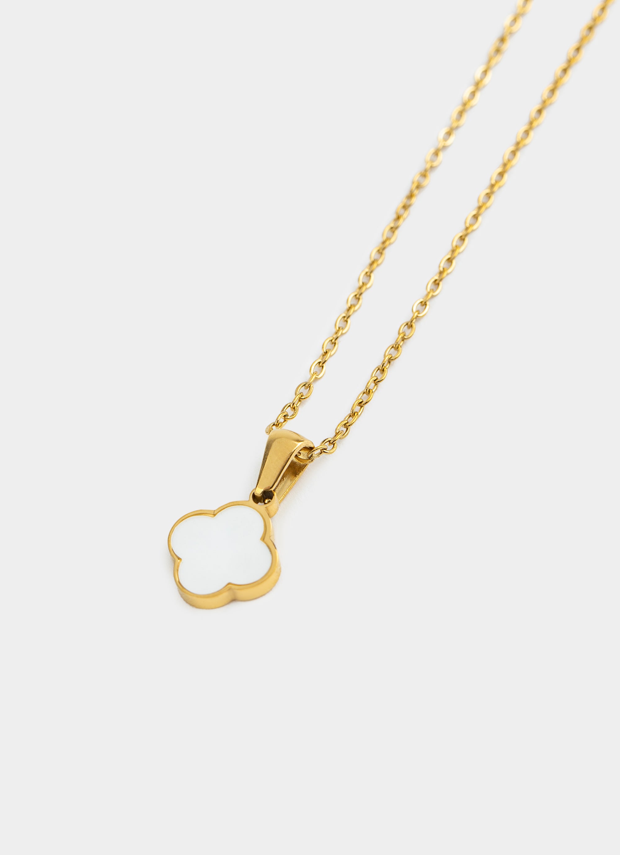 Vendetta 4 Leaf Necklace - 18K Gold Plated
