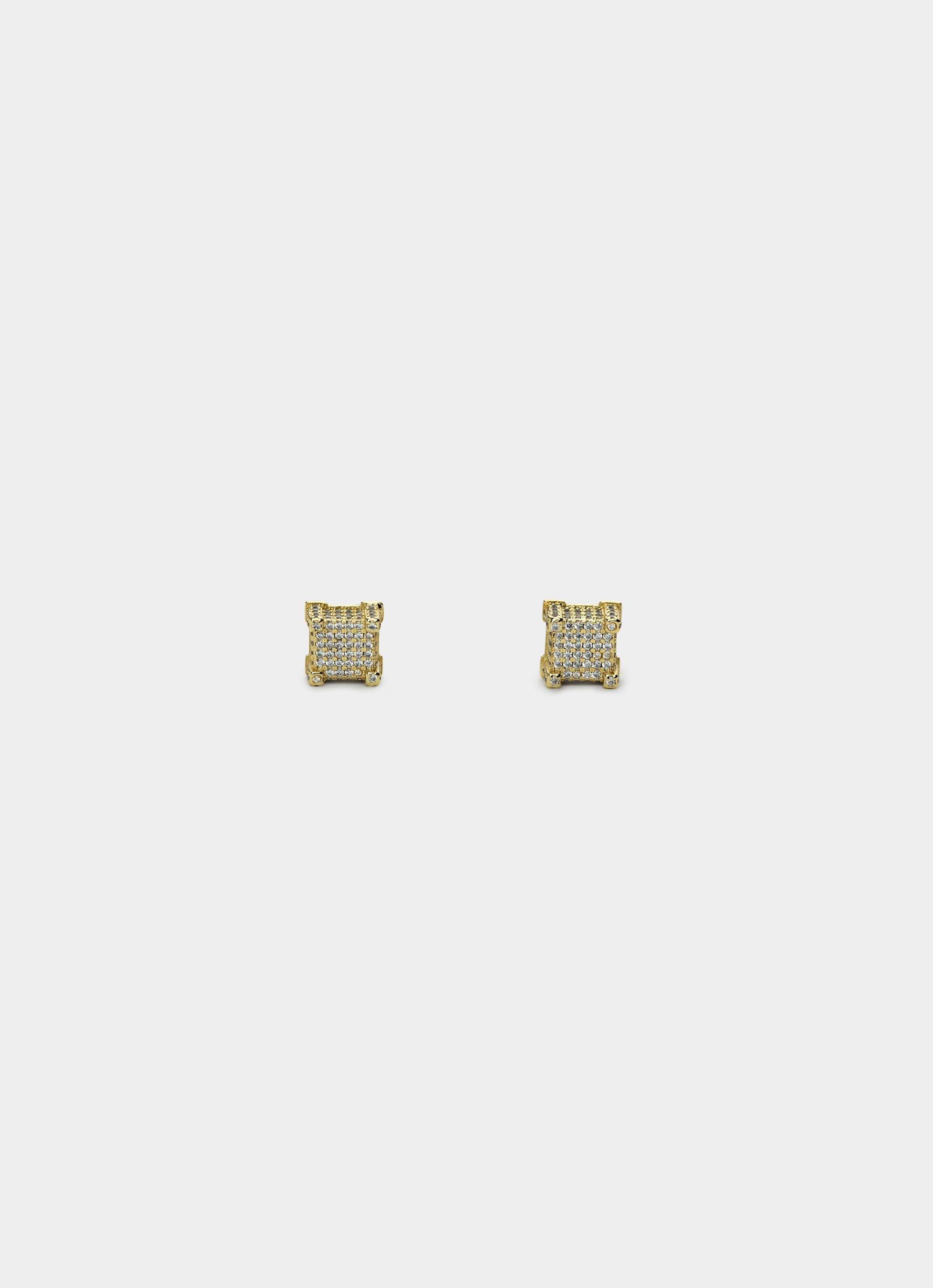 Icy Palace Stud - 18K Gold Plated